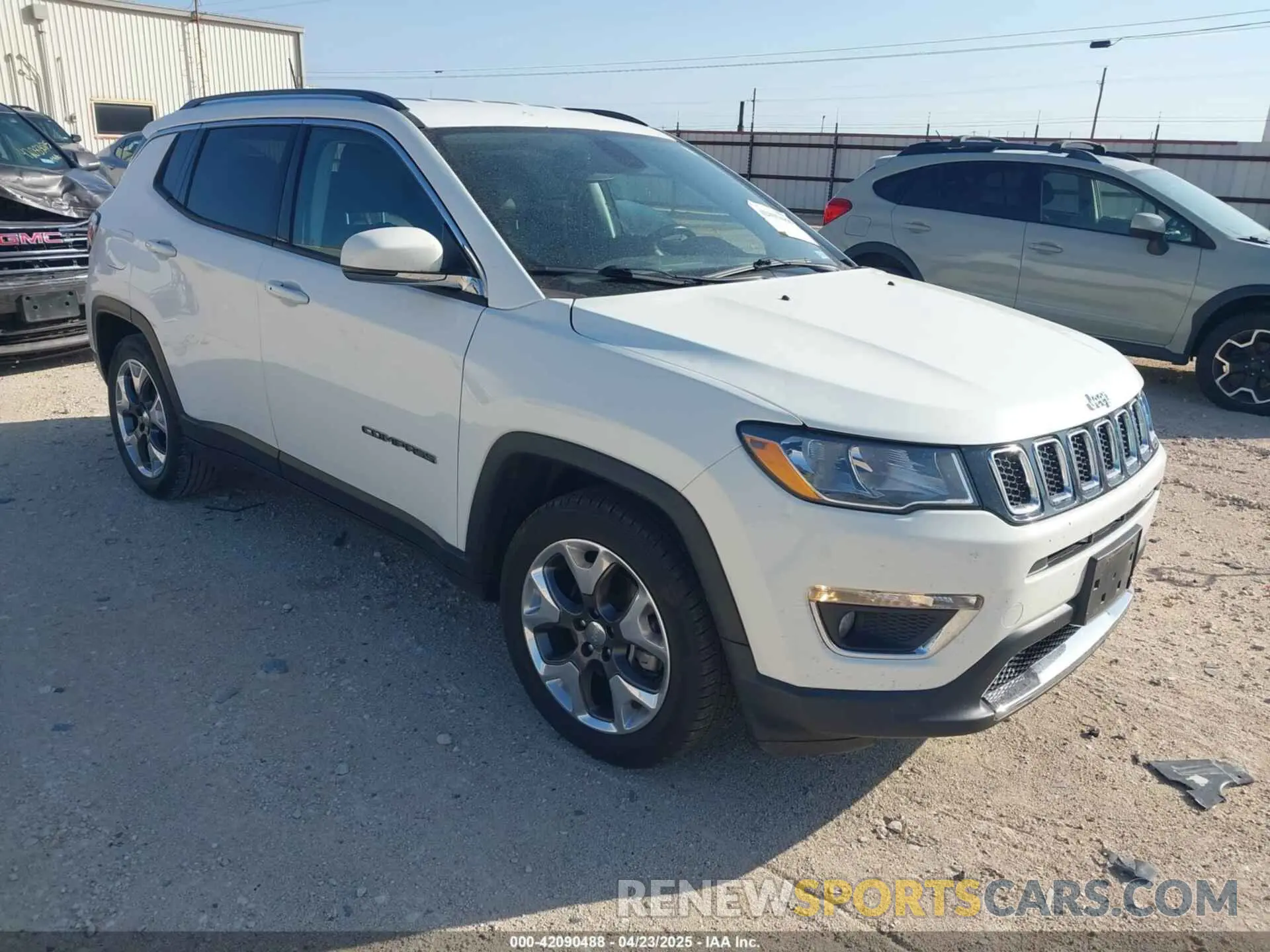1 Photograph of a damaged car 3C4NJCCB1LT123329 JEEP COMPASS 2020