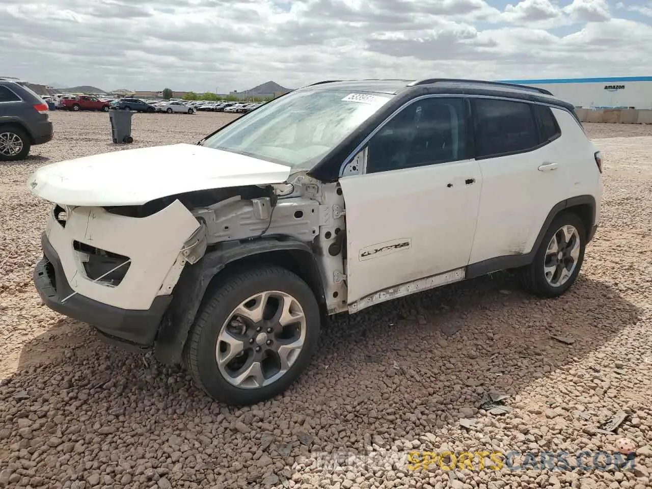 1 Photograph of a damaged car 3C4NJCCB2LT110363 JEEP COMPASS 2020