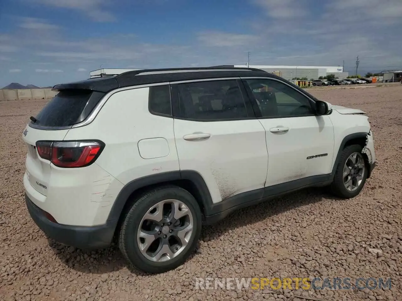 3 Photograph of a damaged car 3C4NJCCB2LT110363 JEEP COMPASS 2020