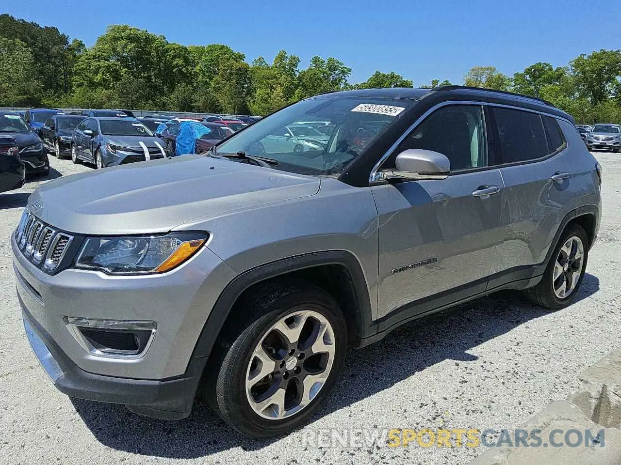 1 Photograph of a damaged car 3C4NJCCB4LT211159 JEEP COMPASS 2020