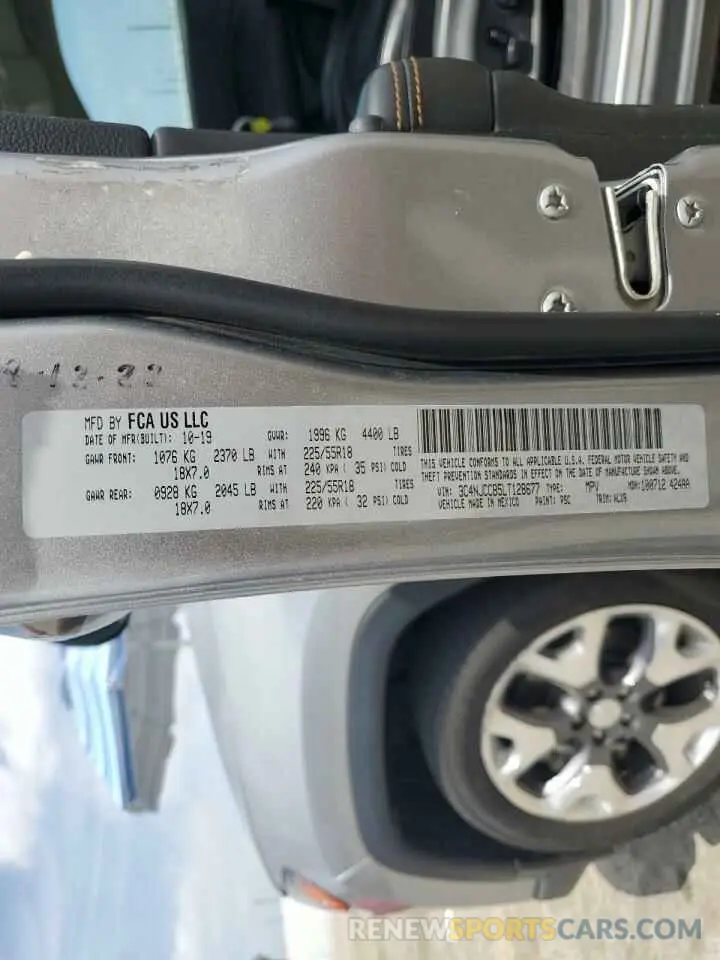 13 Photograph of a damaged car 3C4NJCCB5LT128677 JEEP COMPASS 2020