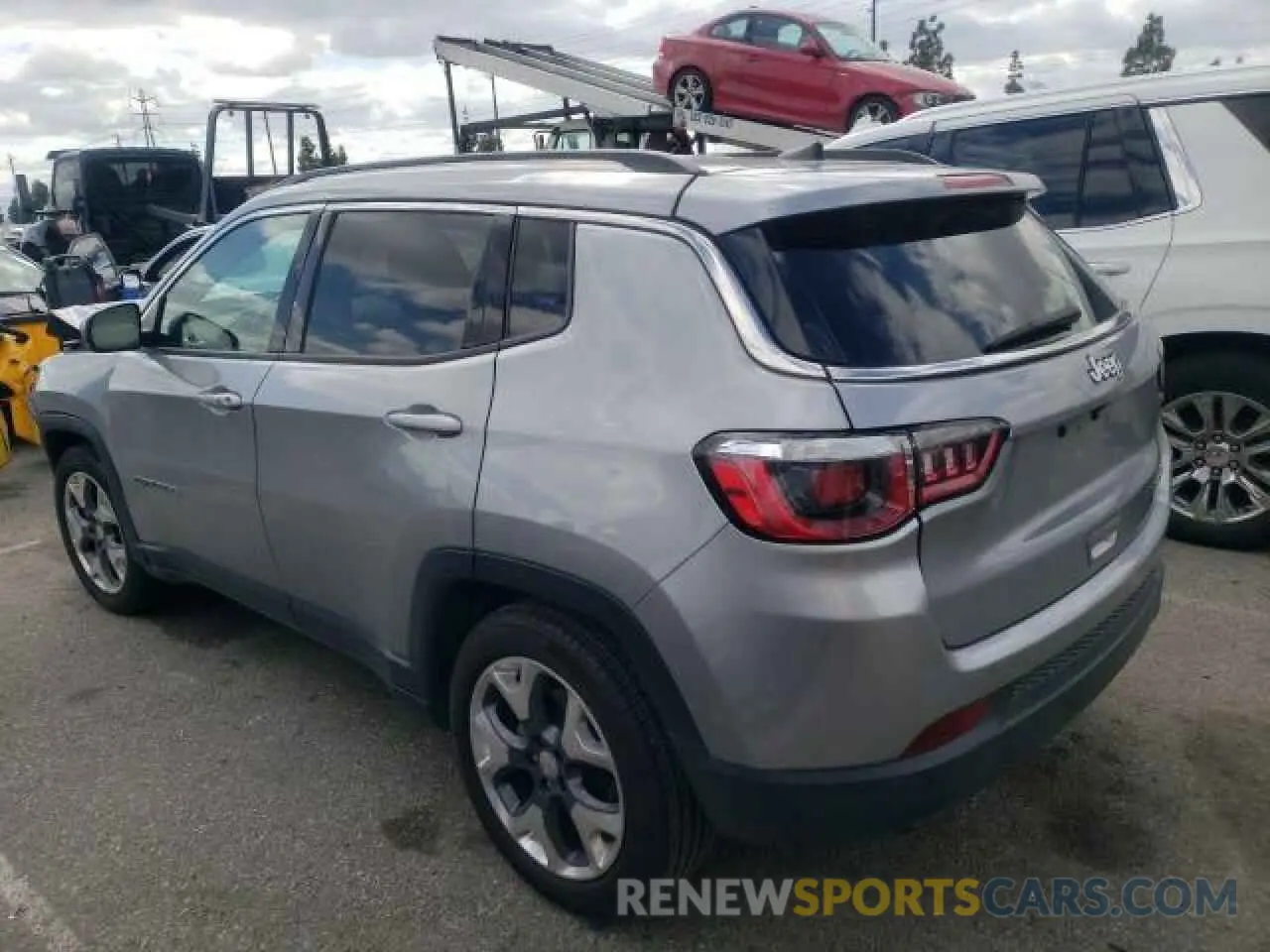 2 Photograph of a damaged car 3C4NJCCB7LT114456 JEEP COMPASS 2020