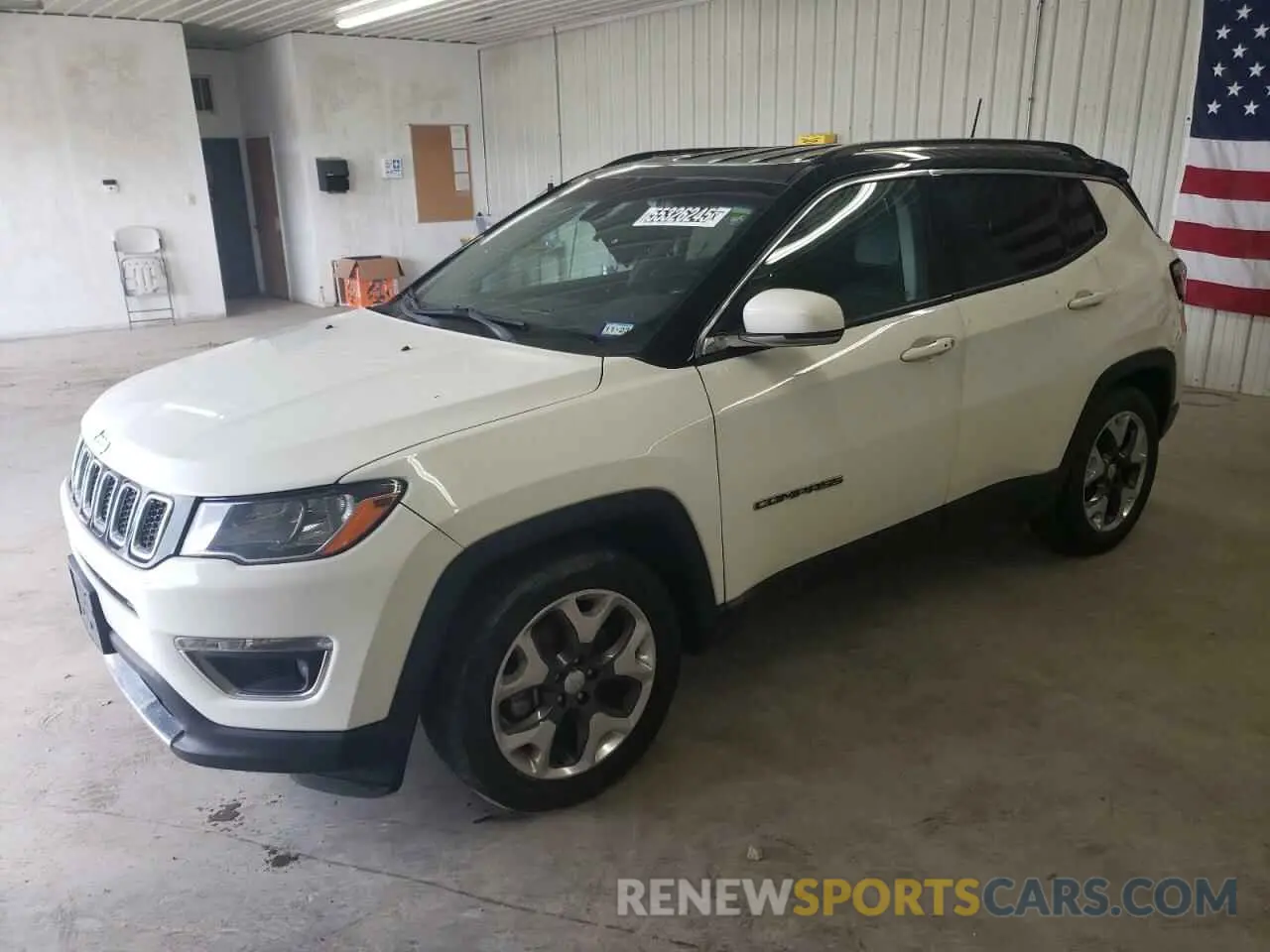 1 Photograph of a damaged car 3C4NJCCB7LT211415 JEEP COMPASS 2020