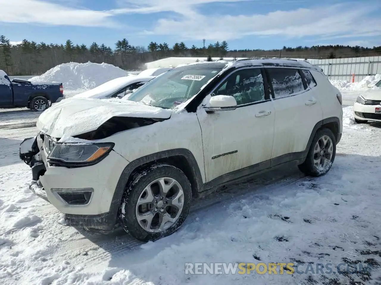 1 Photograph of a damaged car 3C4NJCCB8LT108486 JEEP COMPASS 2020