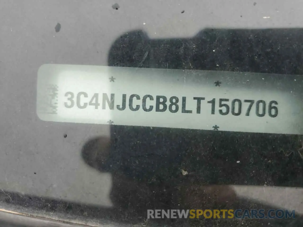 13 Photograph of a damaged car 3C4NJCCB8LT150706 JEEP COMPASS 2020