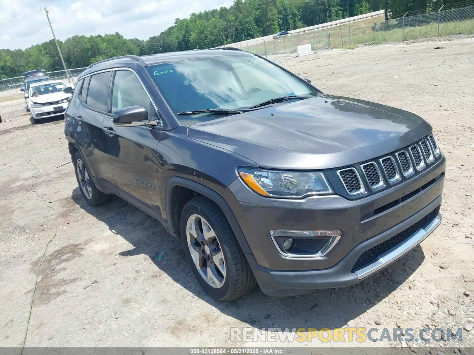 1 Photograph of a damaged car 3C4NJCCB8LT158403 JEEP COMPASS 2020