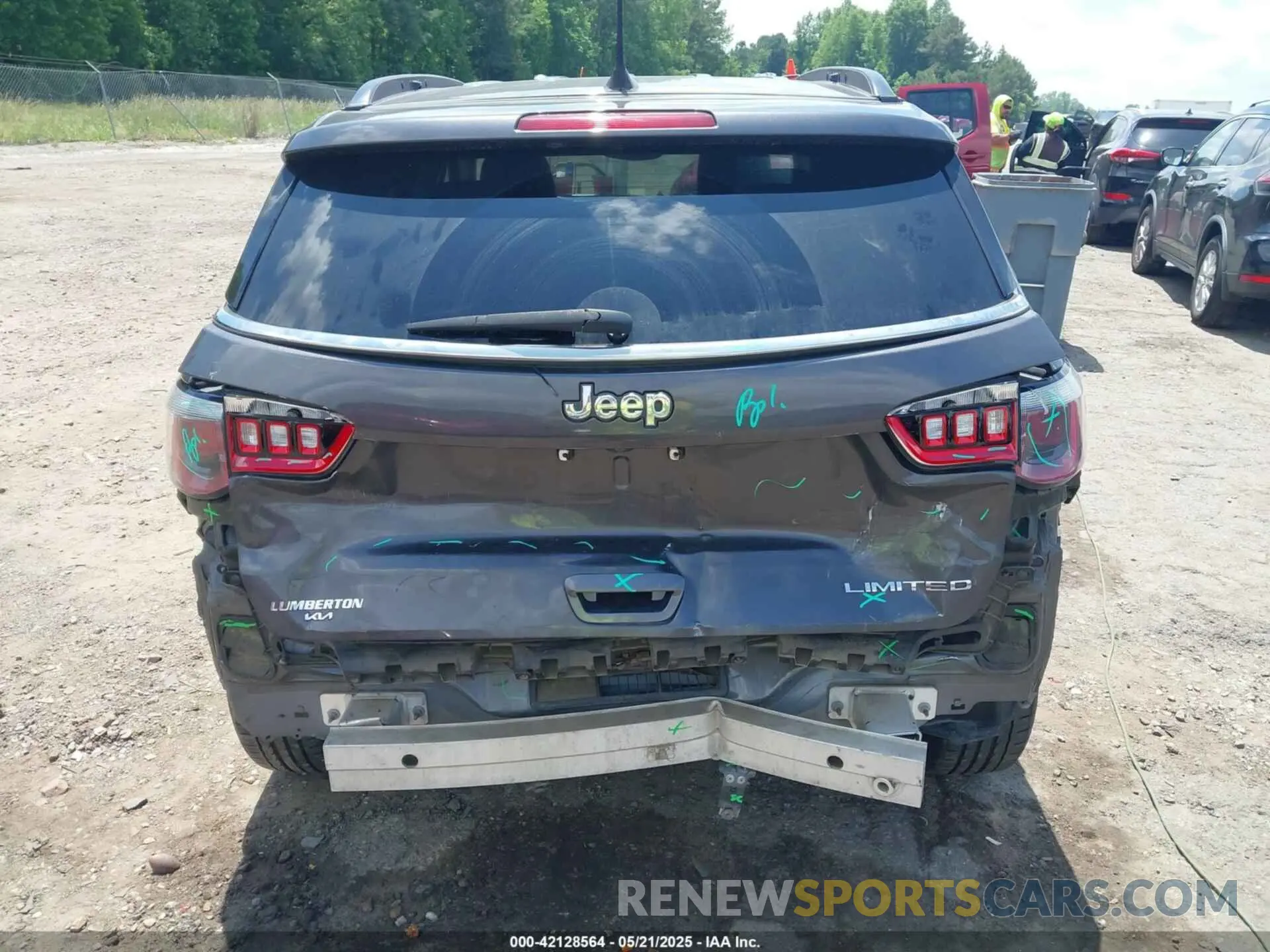 16 Photograph of a damaged car 3C4NJCCB8LT158403 JEEP COMPASS 2020