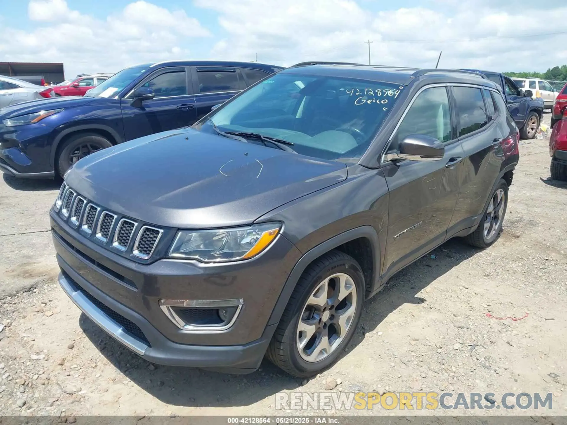 2 Photograph of a damaged car 3C4NJCCB8LT158403 JEEP COMPASS 2020