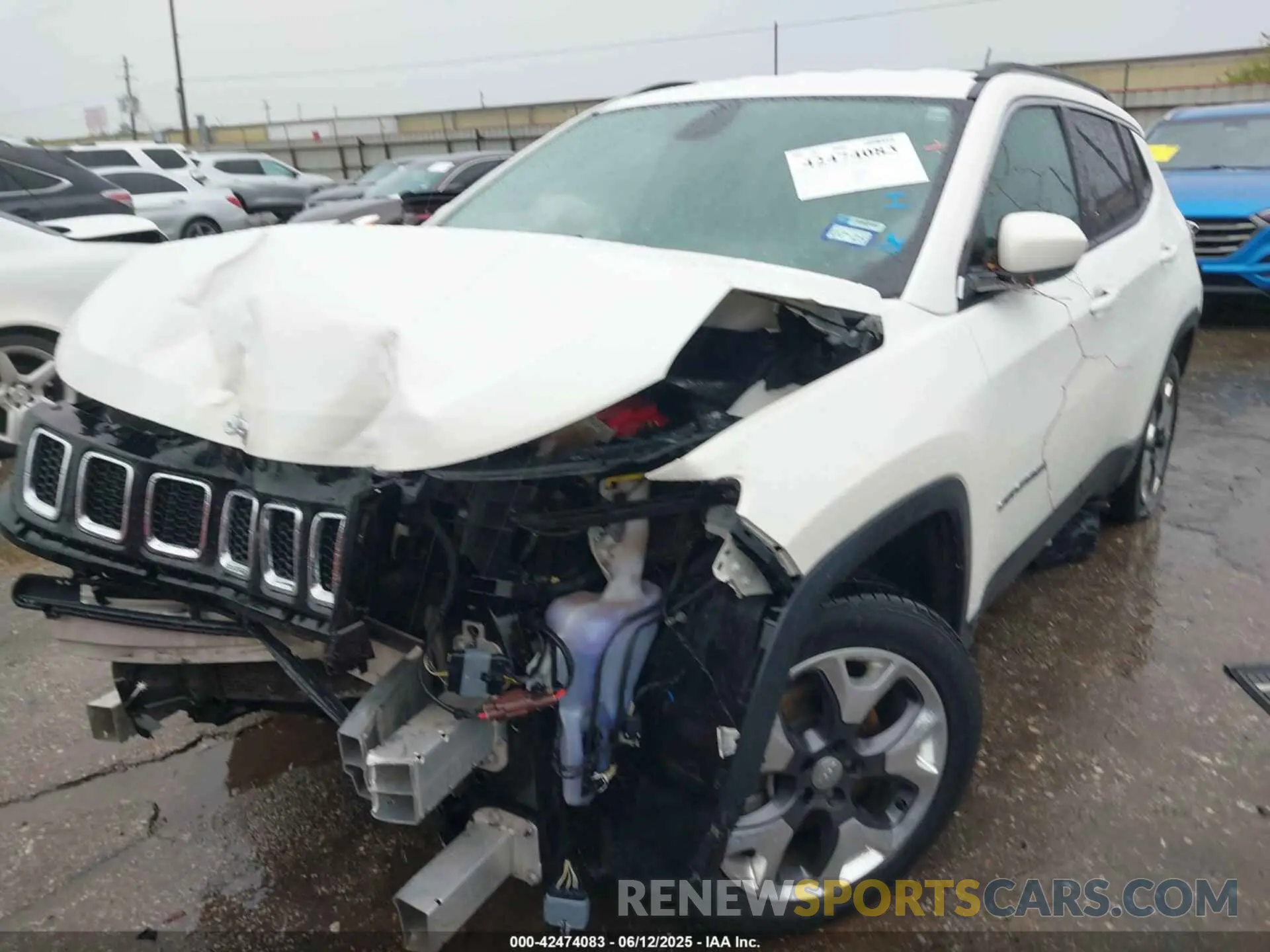 2 Photograph of a damaged car 3C4NJCCB9LT179695 JEEP COMPASS 2020