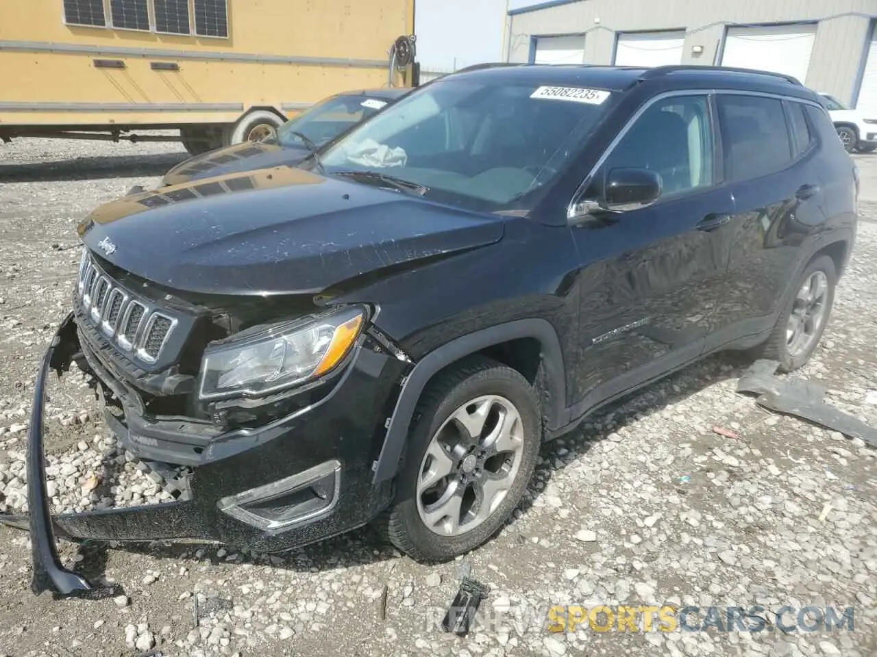 1 Photograph of a damaged car 3C4NJCCBXLT187577 JEEP COMPASS 2020