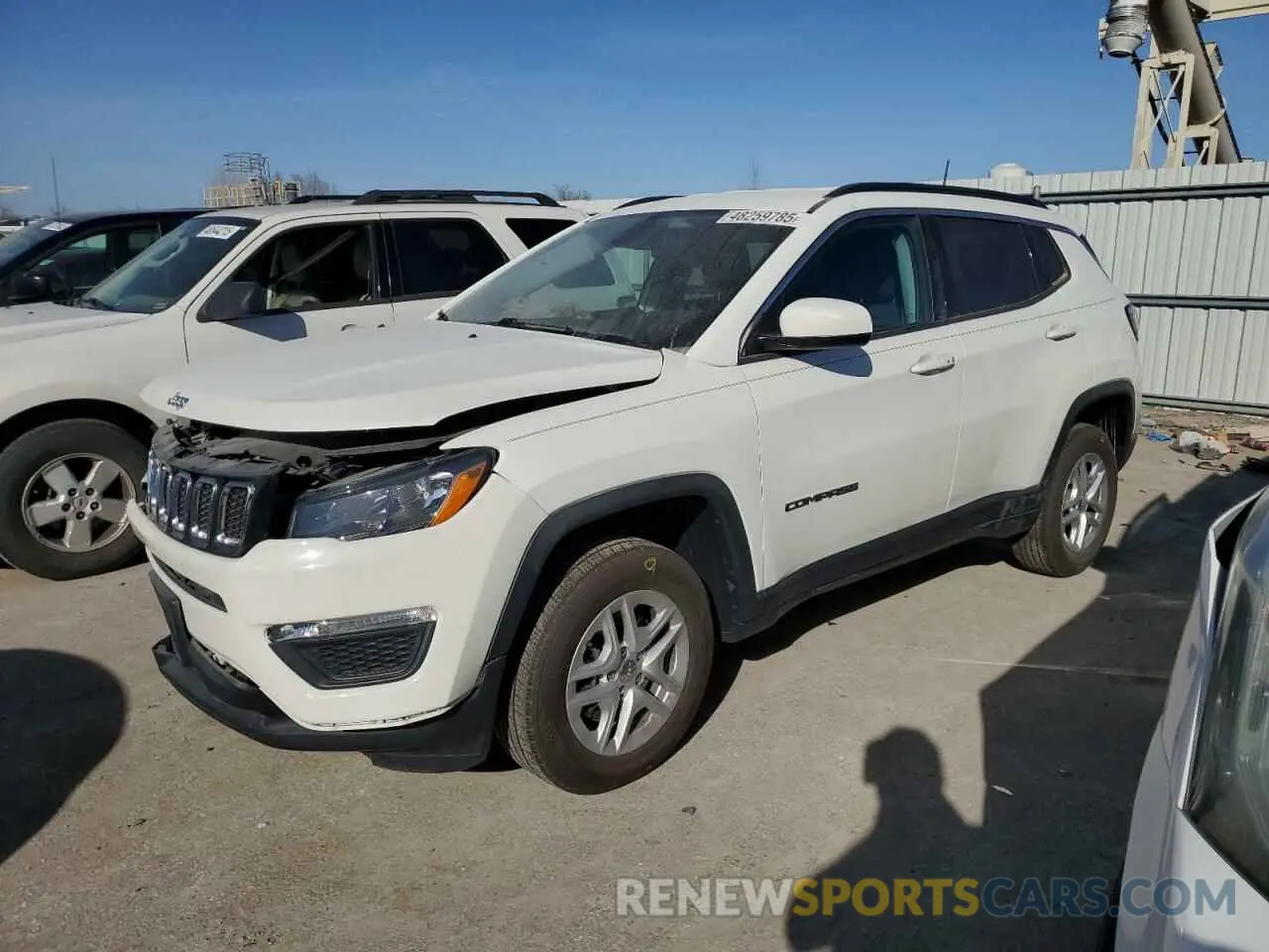 1 Photograph of a damaged car 3C4NJDAB1LT132704 JEEP COMPASS 2020