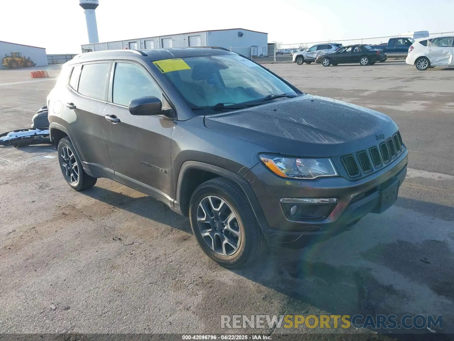 1 Photograph of a damaged car 3C4NJDAB3LT224171 JEEP COMPASS 2020