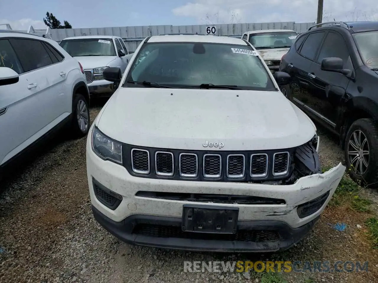 5 Photograph of a damaged car 3C4NJDAB4LT167012 JEEP COMPASS 2020