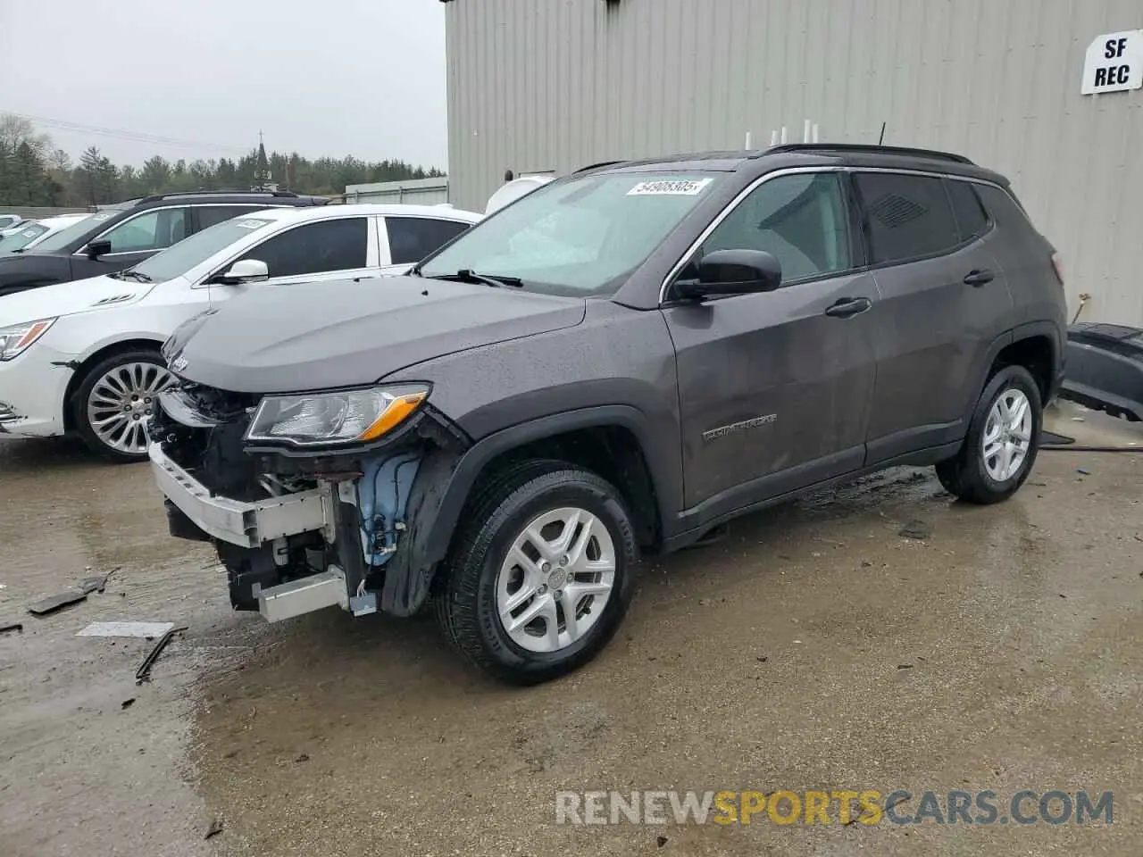 1 Photograph of a damaged car 3C4NJDAB8LT210072 JEEP COMPASS 2020