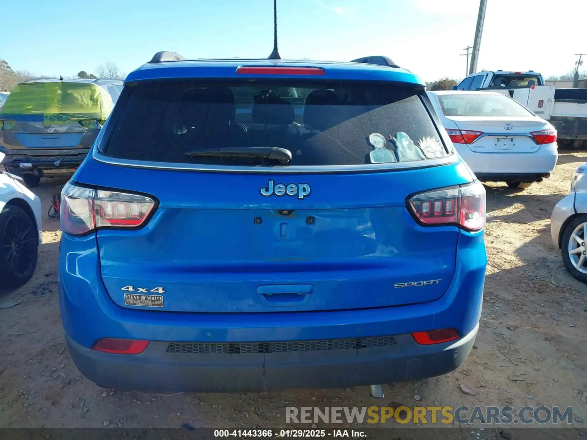 16 Photograph of a damaged car 3C4NJDABXLT156953 JEEP COMPASS 2020