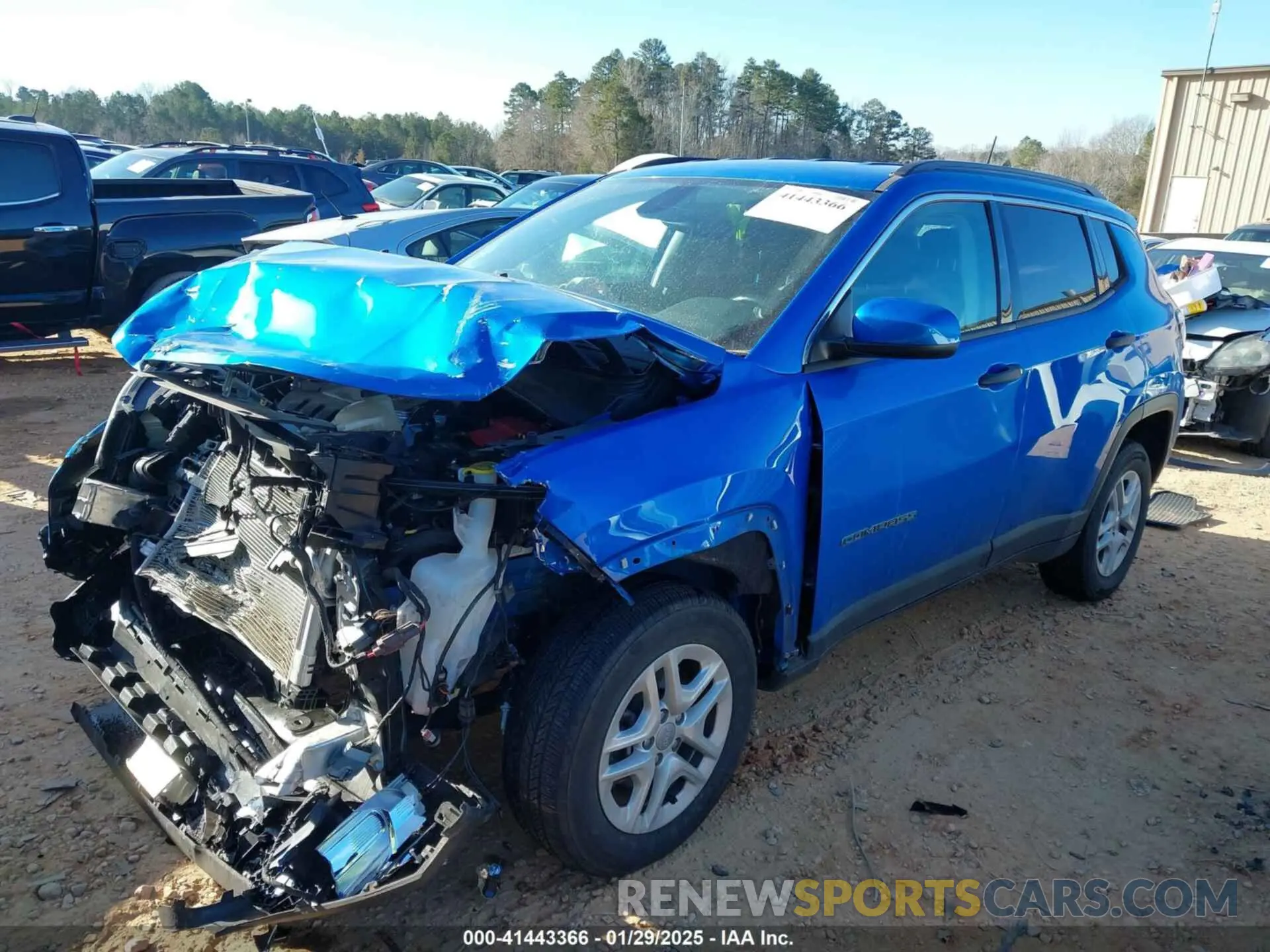 2 Photograph of a damaged car 3C4NJDABXLT156953 JEEP COMPASS 2020