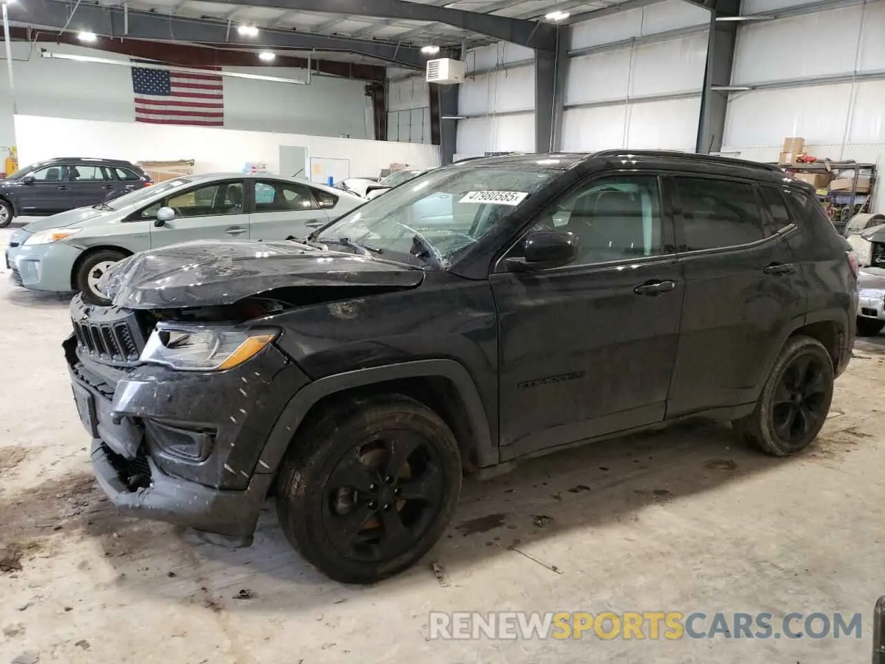 1 Photograph of a damaged car 3C4NJDBB0LT100664 JEEP COMPASS 2020