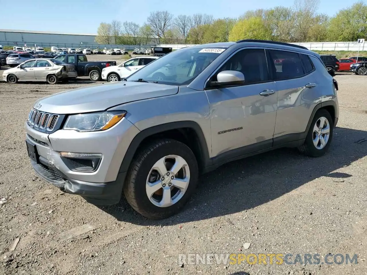 1 Photograph of a damaged car 3C4NJDBB0LT108943 JEEP COMPASS 2020