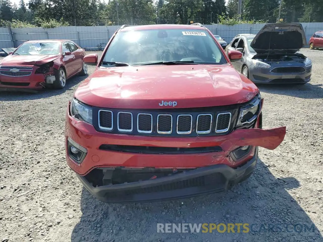 5 Photograph of a damaged car 3C4NJDBB0LT117108 JEEP COMPASS 2020