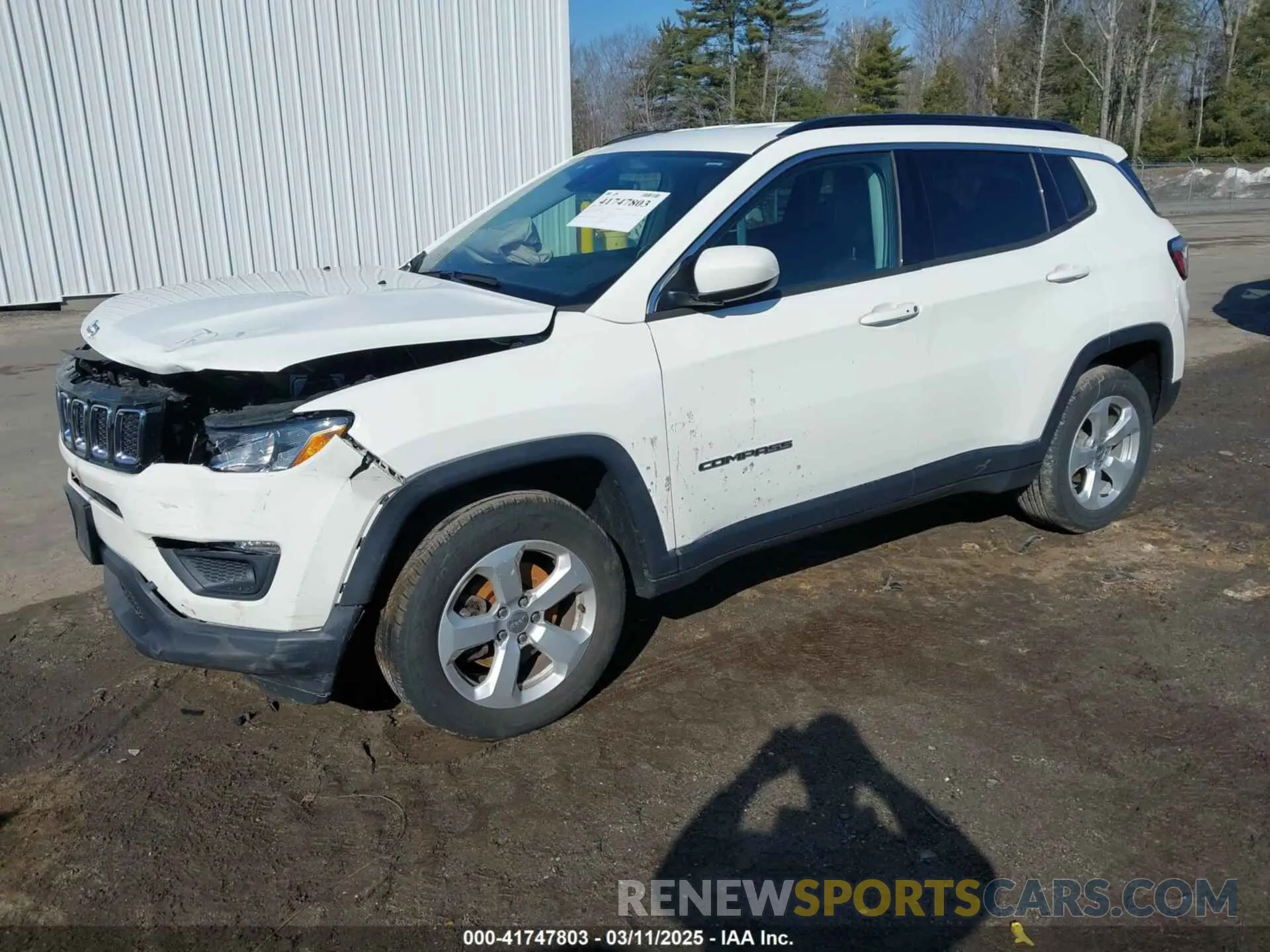2 Photograph of a damaged car 3C4NJDBB0LT145359 JEEP COMPASS 2020