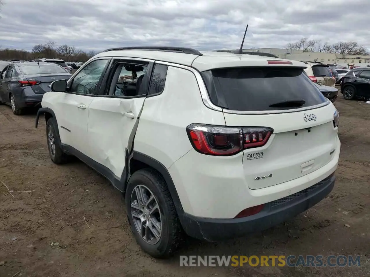 2 Photograph of a damaged car 3C4NJDBB0LT258454 JEEP COMPASS 2020