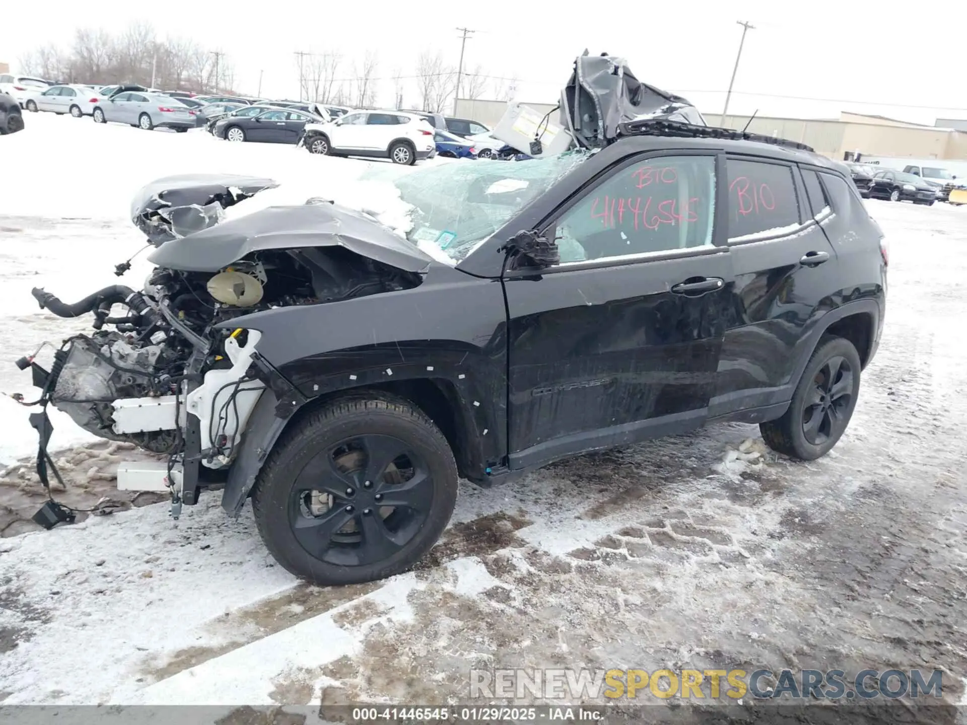 2 Photograph of a damaged car 3C4NJDBB1LT133401 JEEP COMPASS 2020