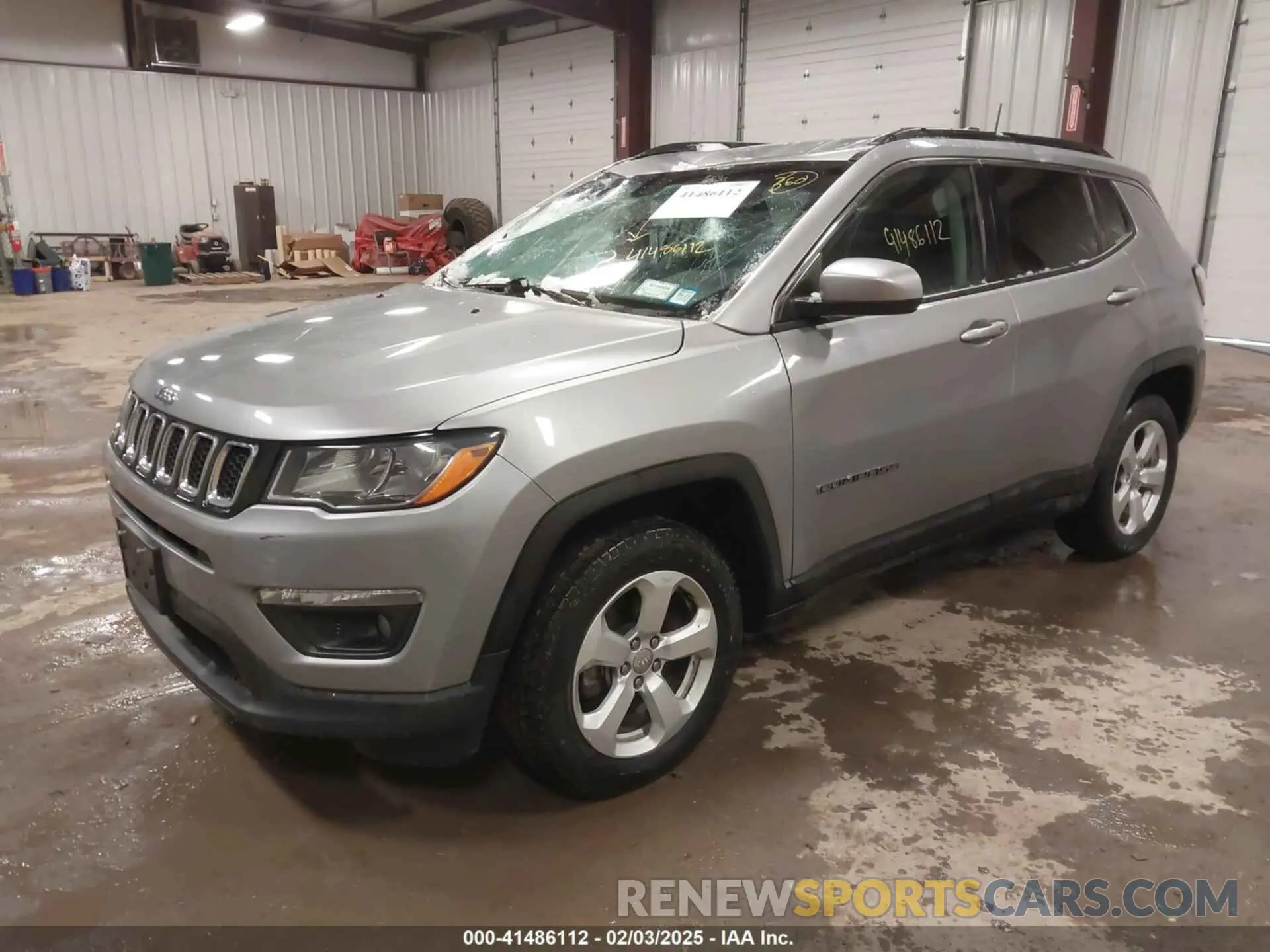 2 Photograph of a damaged car 3C4NJDBB1LT155169 JEEP COMPASS 2020