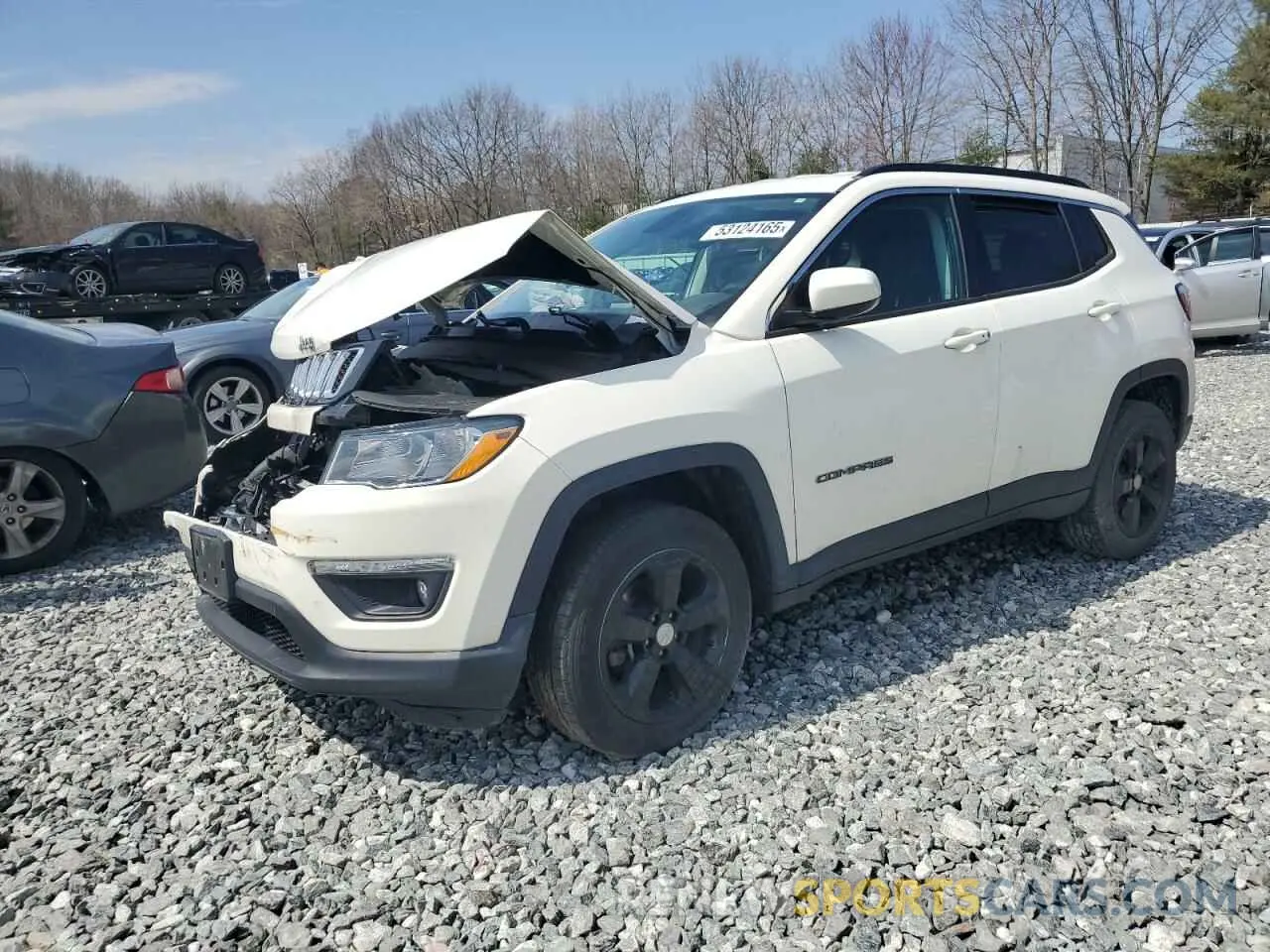 1 Photograph of a damaged car 3C4NJDBB2LT104280 JEEP COMPASS 2020