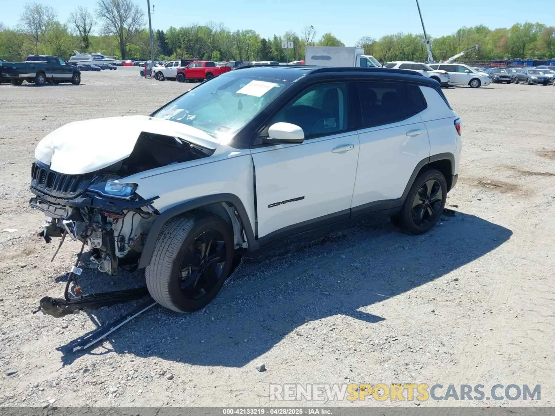 2 Photograph of a damaged car 3C4NJDBB2LT131916 JEEP COMPASS 2020