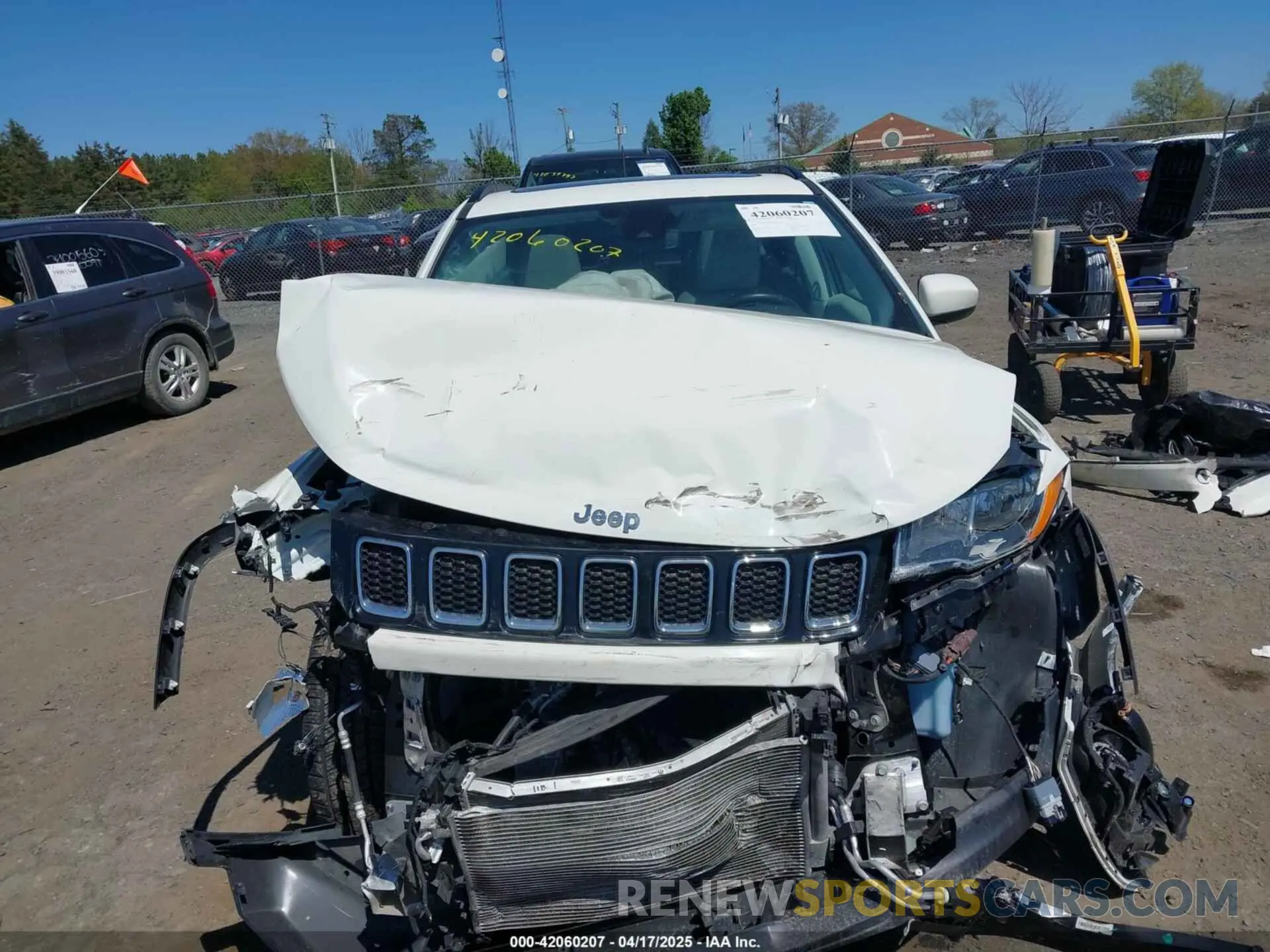 13 Photograph of a damaged car 3C4NJDBB4LT222752 JEEP COMPASS 2020