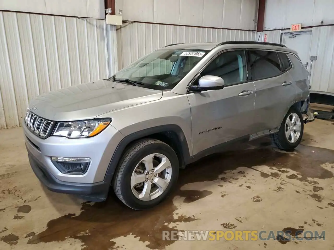 1 Photograph of a damaged car 3C4NJDBB5LT112258 JEEP COMPASS 2020