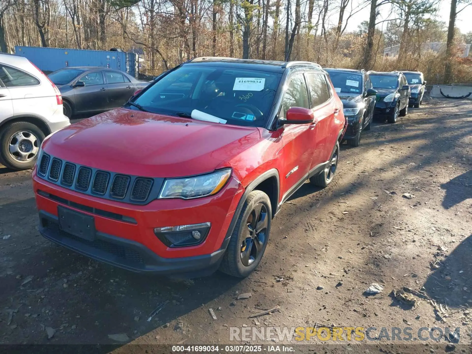 2 Photograph of a damaged car 3C4NJDBB5LT149875 JEEP COMPASS 2020