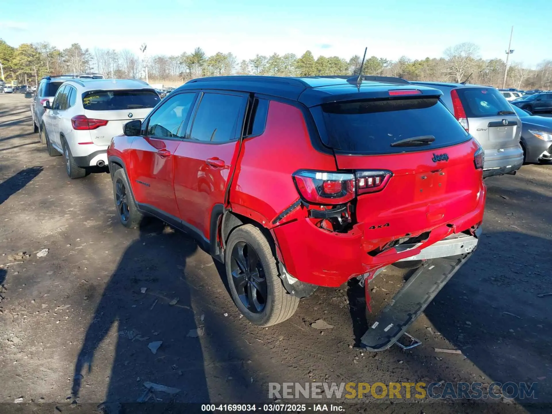 3 Photograph of a damaged car 3C4NJDBB5LT149875 JEEP COMPASS 2020