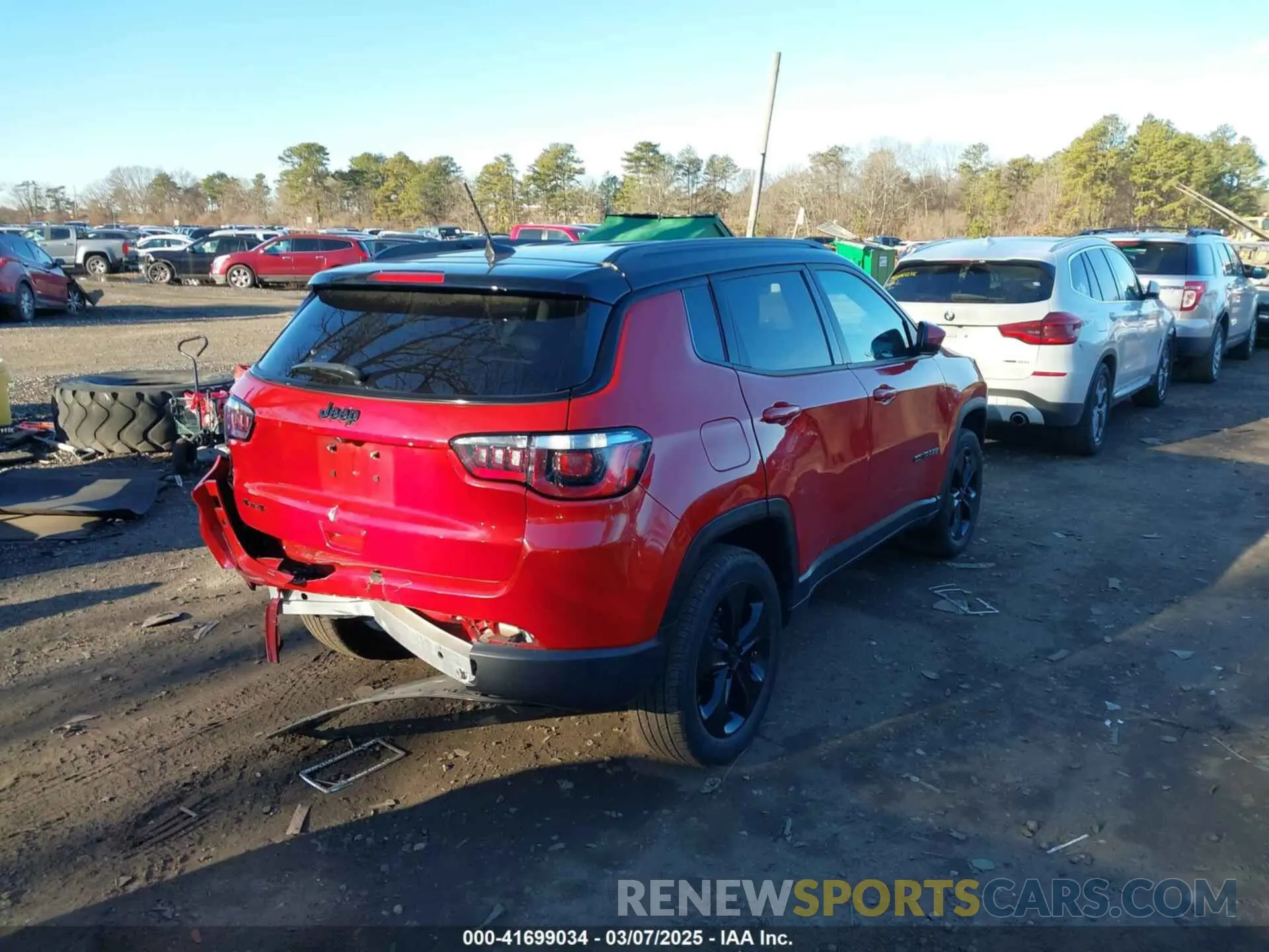 4 Photograph of a damaged car 3C4NJDBB5LT149875 JEEP COMPASS 2020