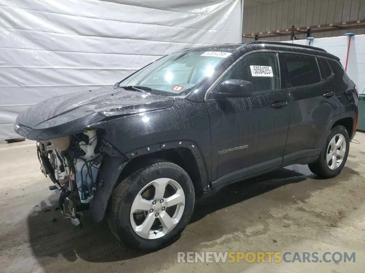 1 Photograph of a damaged car 3C4NJDBB6LT116884 JEEP COMPASS 2020
