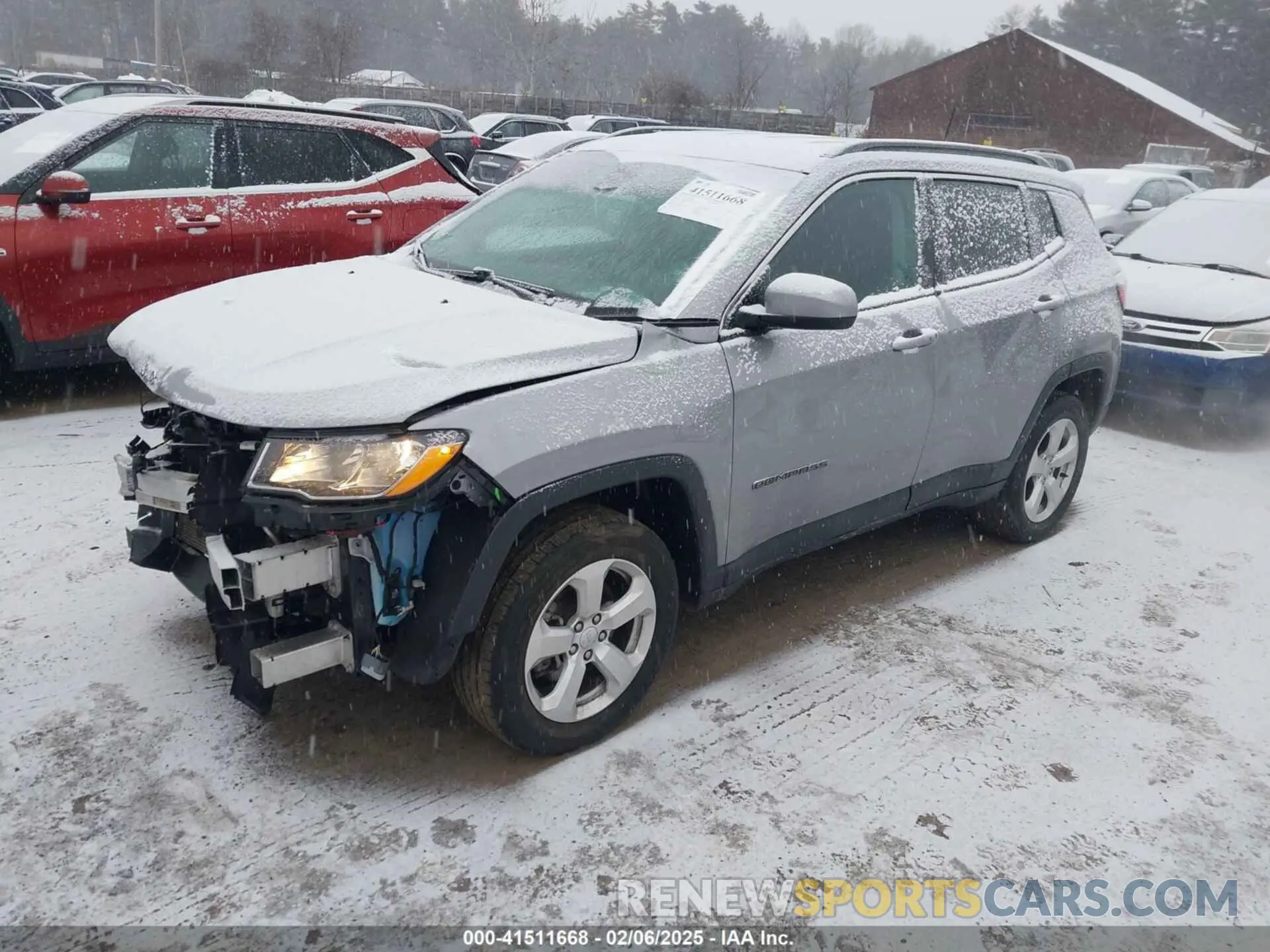 2 Photograph of a damaged car 3C4NJDBB6LT131918 JEEP COMPASS 2020
