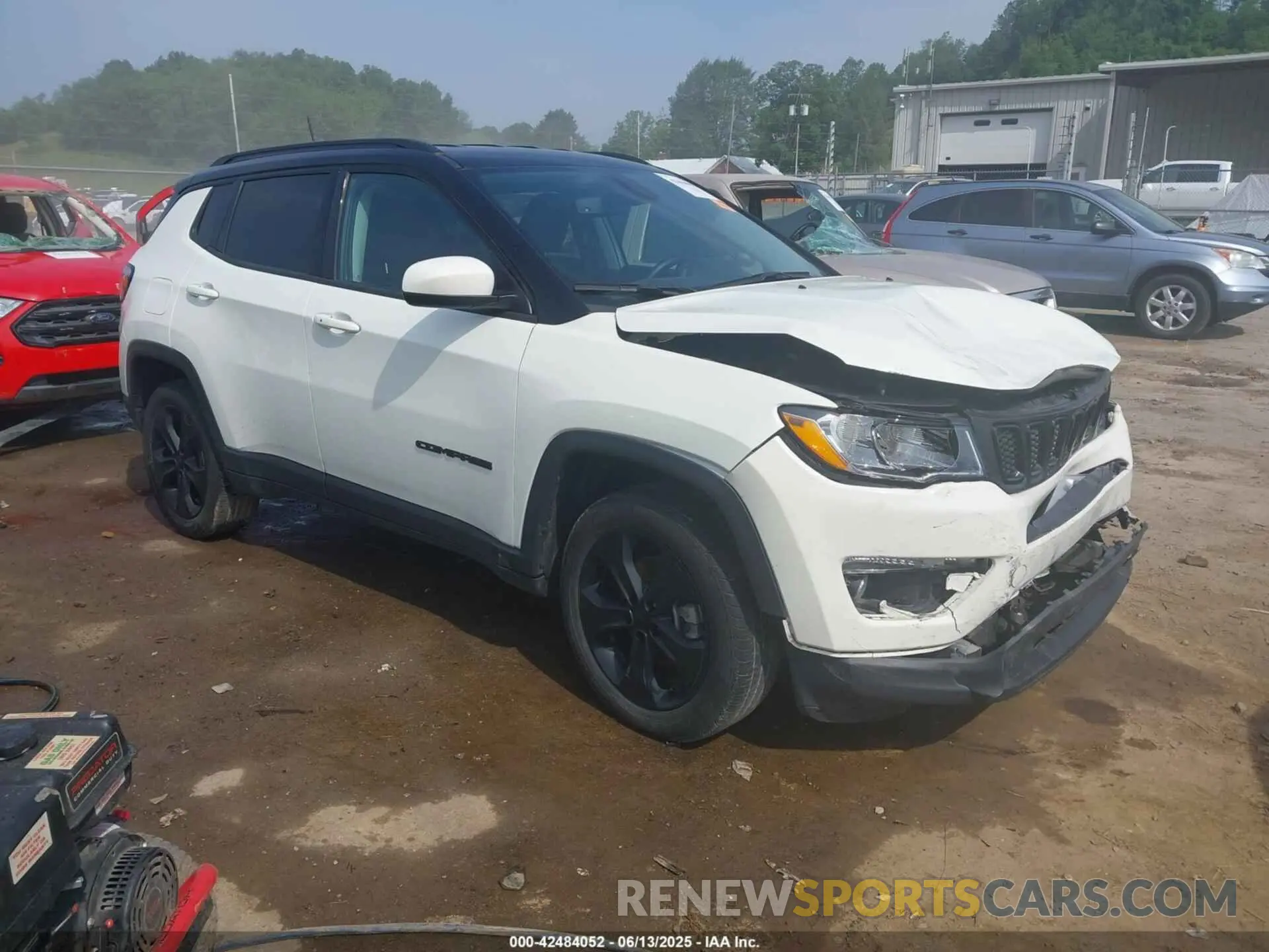 1 Photograph of a damaged car 3C4NJDBB6LT157841 JEEP COMPASS 2020