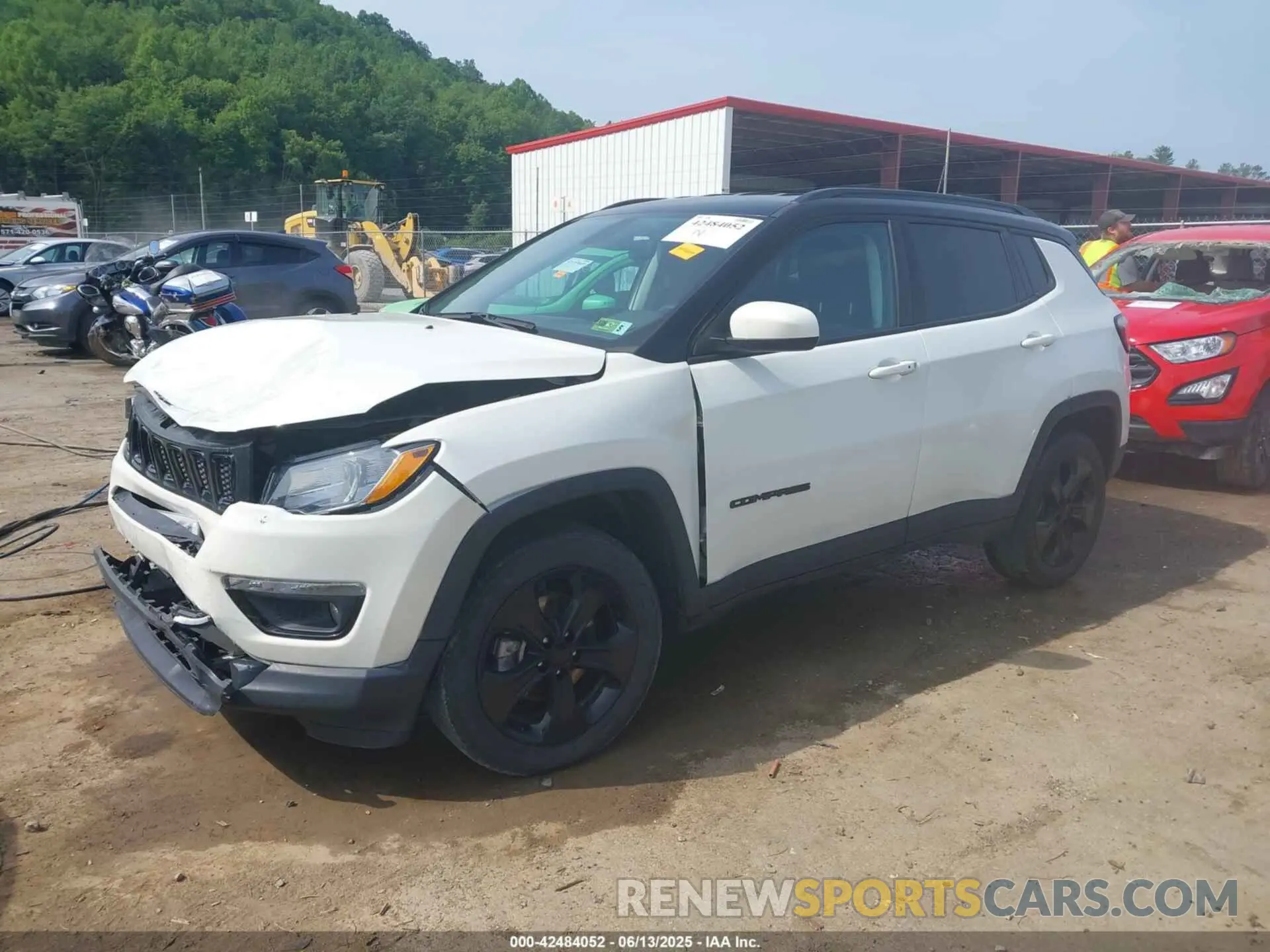 2 Photograph of a damaged car 3C4NJDBB6LT157841 JEEP COMPASS 2020
