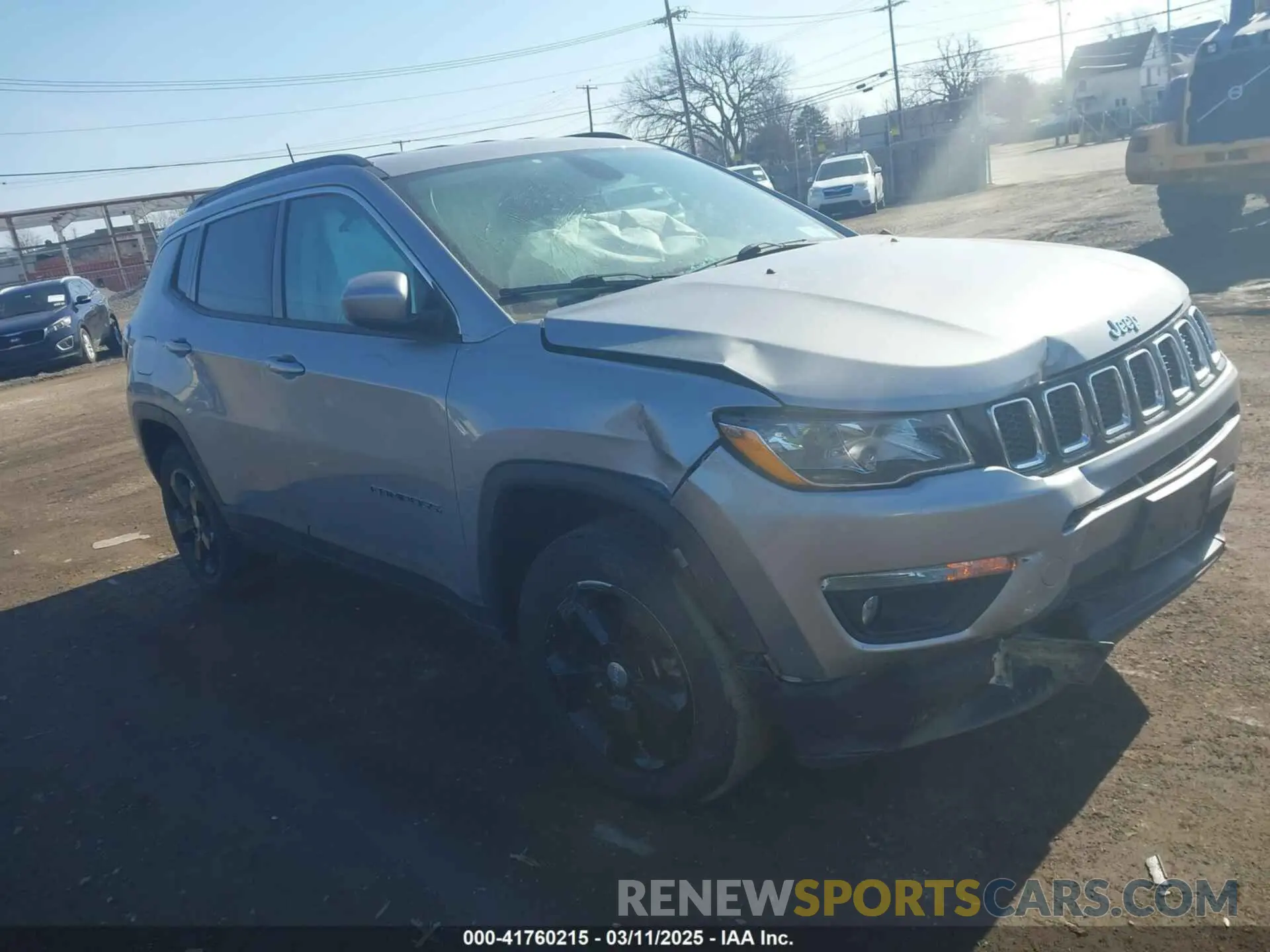 1 Photograph of a damaged car 3C4NJDBB7LT155175 JEEP COMPASS 2020