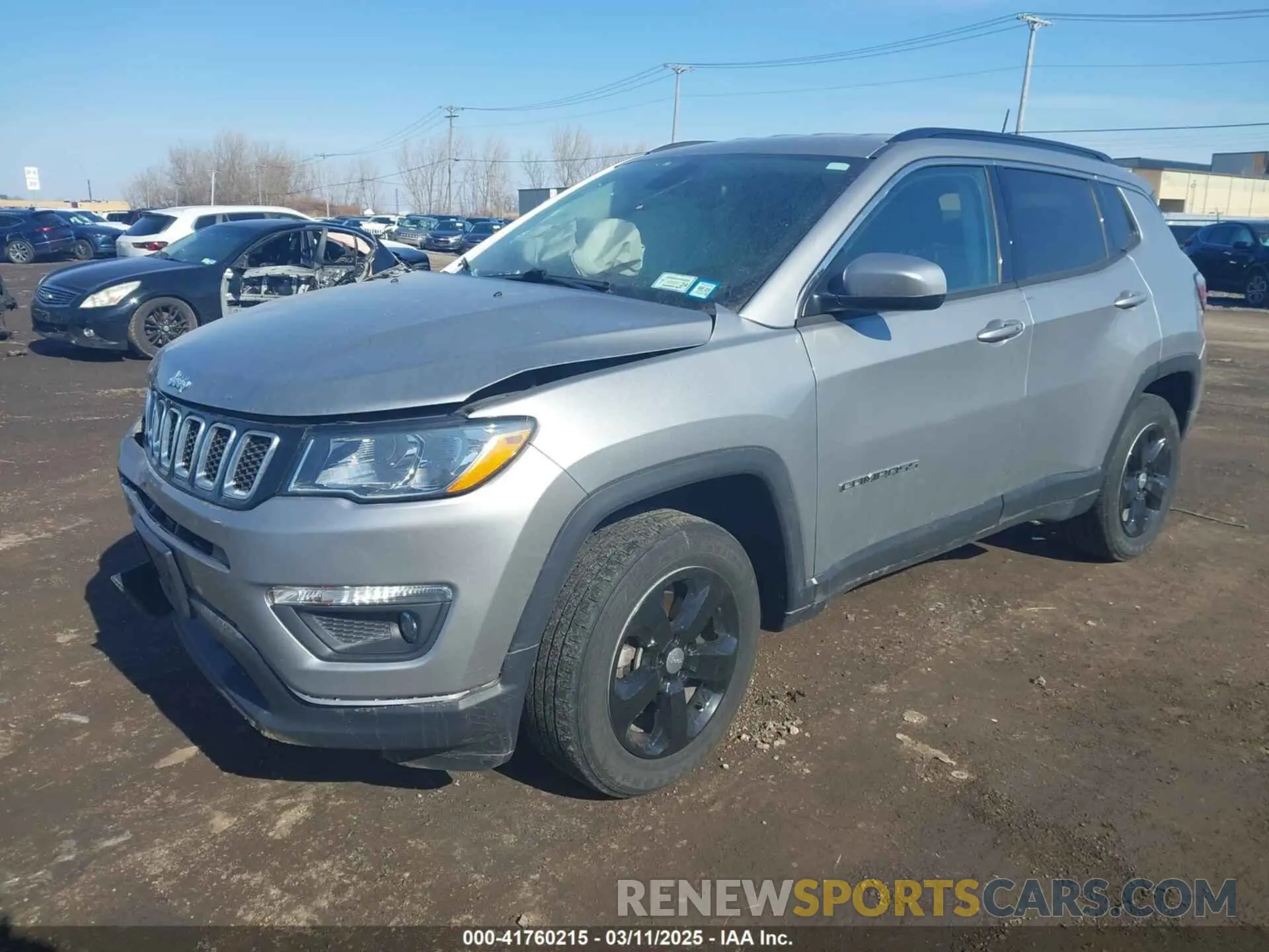 2 Photograph of a damaged car 3C4NJDBB7LT155175 JEEP COMPASS 2020