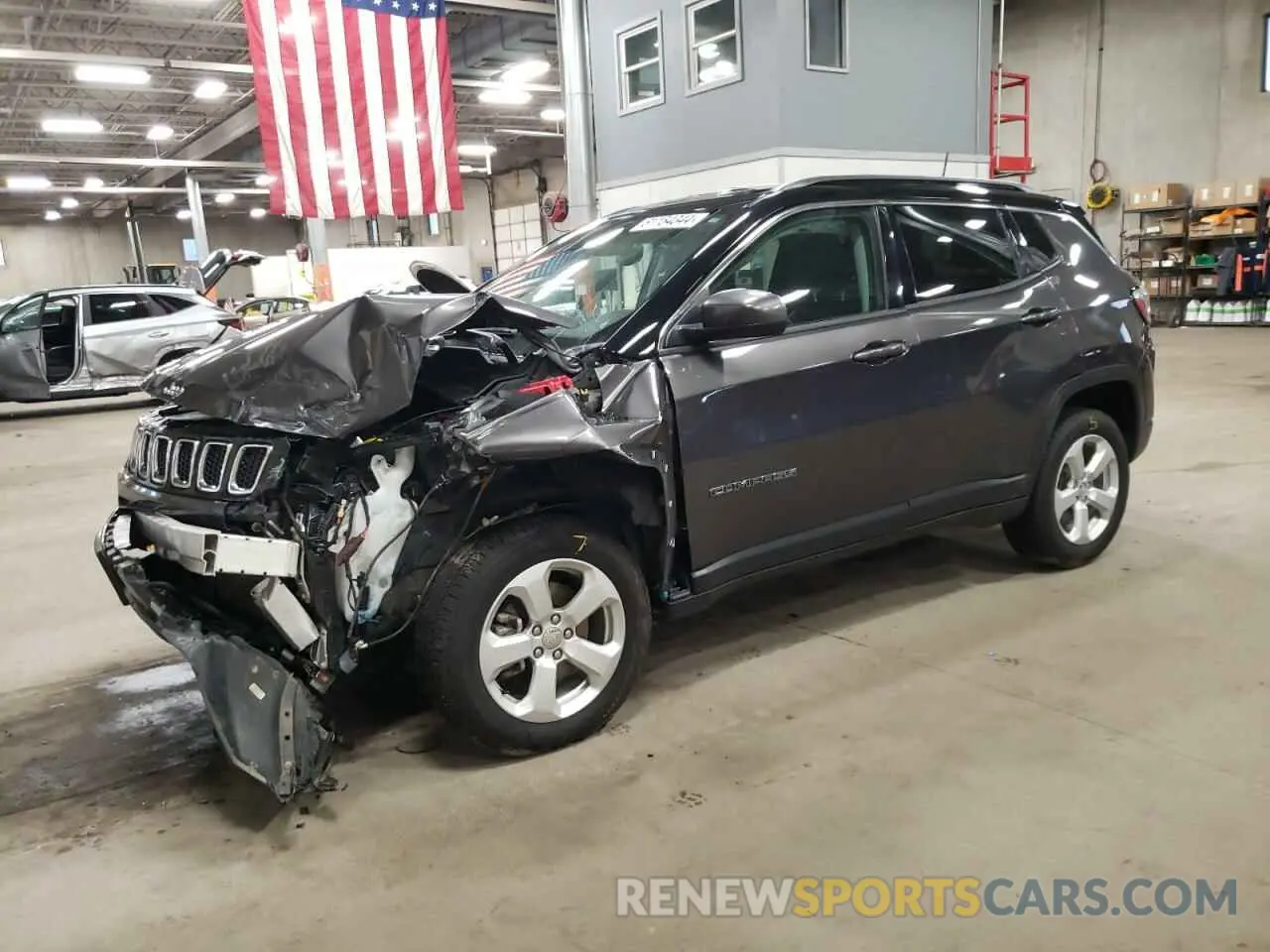 1 Photograph of a damaged car 3C4NJDBB7LT156620 JEEP COMPASS 2020