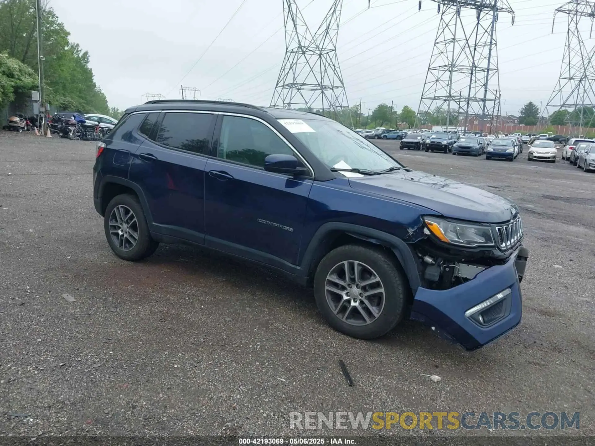 1 Photograph of a damaged car 3C4NJDBB7LT160148 JEEP COMPASS 2020