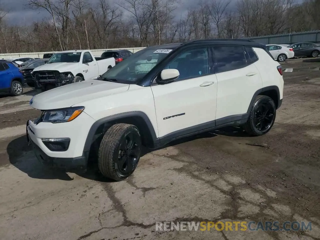 1 Photograph of a damaged car 3C4NJDBB7LT164880 JEEP COMPASS 2020