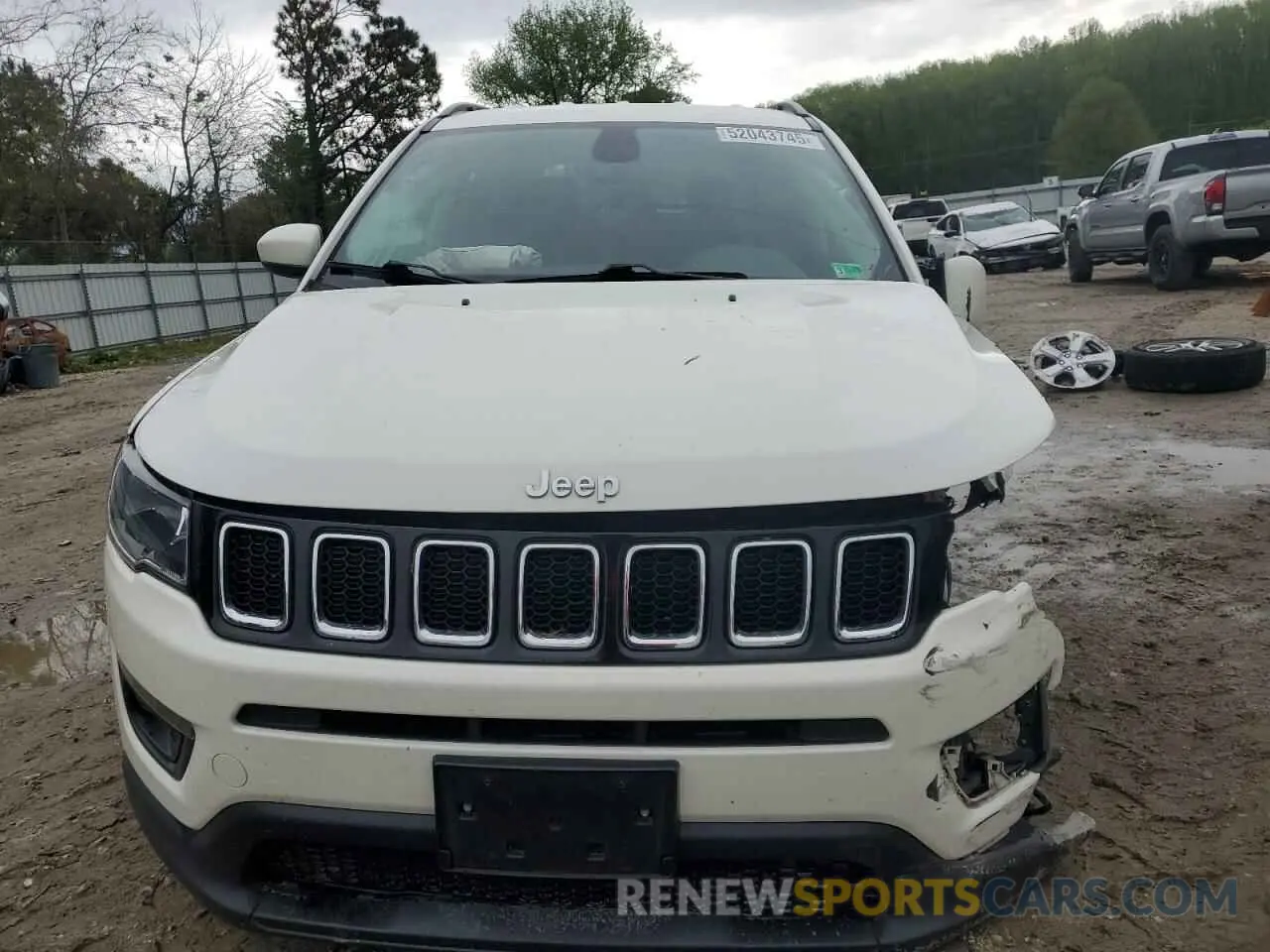 5 Photograph of a damaged car 3C4NJDBB8LT197354 JEEP COMPASS 2020