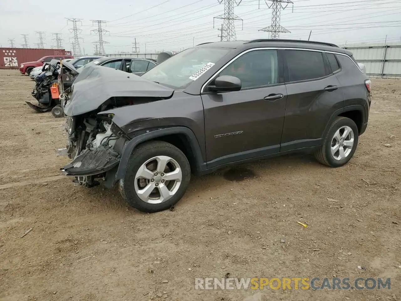 1 Photograph of a damaged car 3C4NJDBB9LT126048 JEEP COMPASS 2020