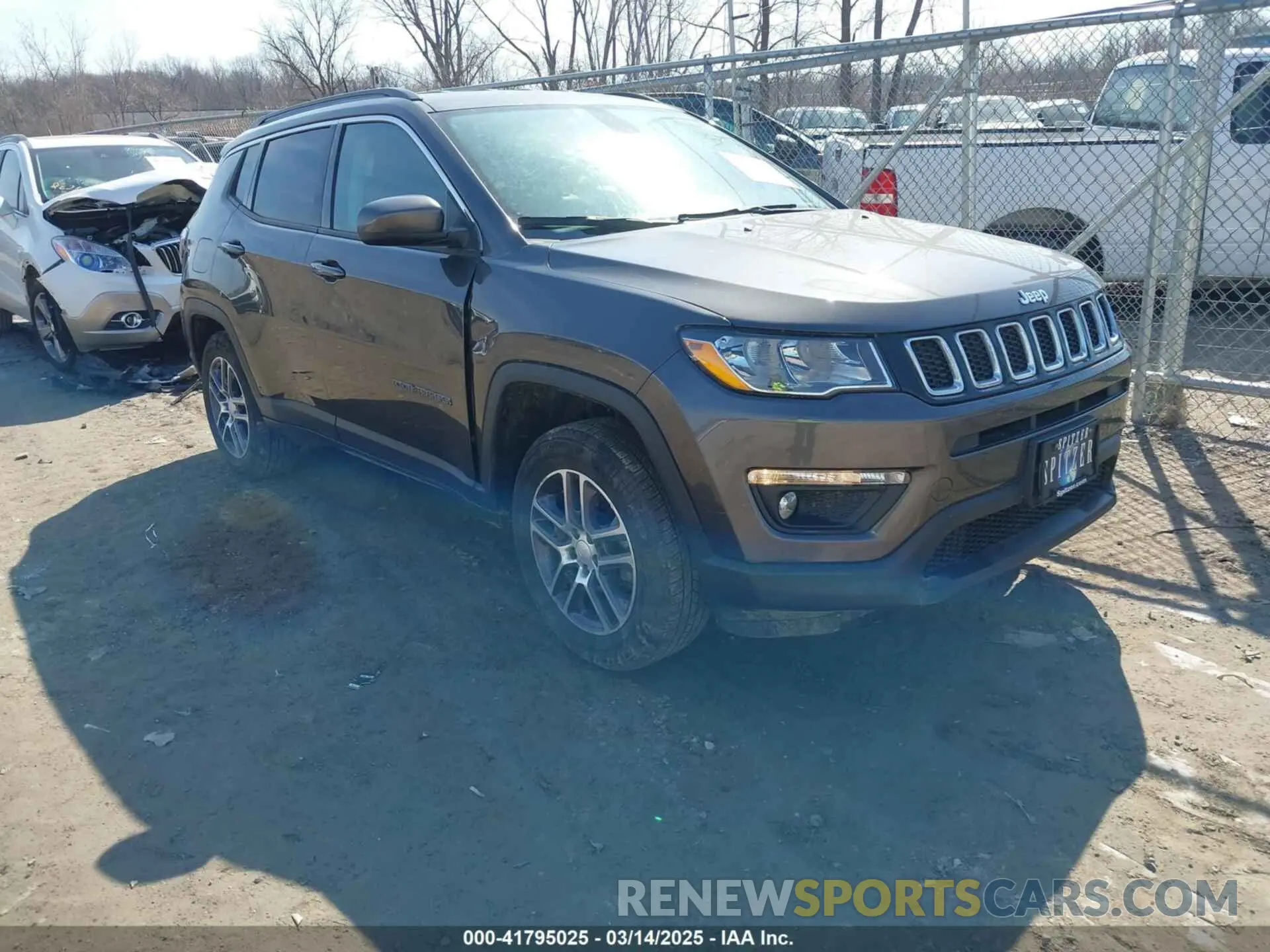1 Photograph of a damaged car 3C4NJDBB9LT139429 JEEP COMPASS 2020