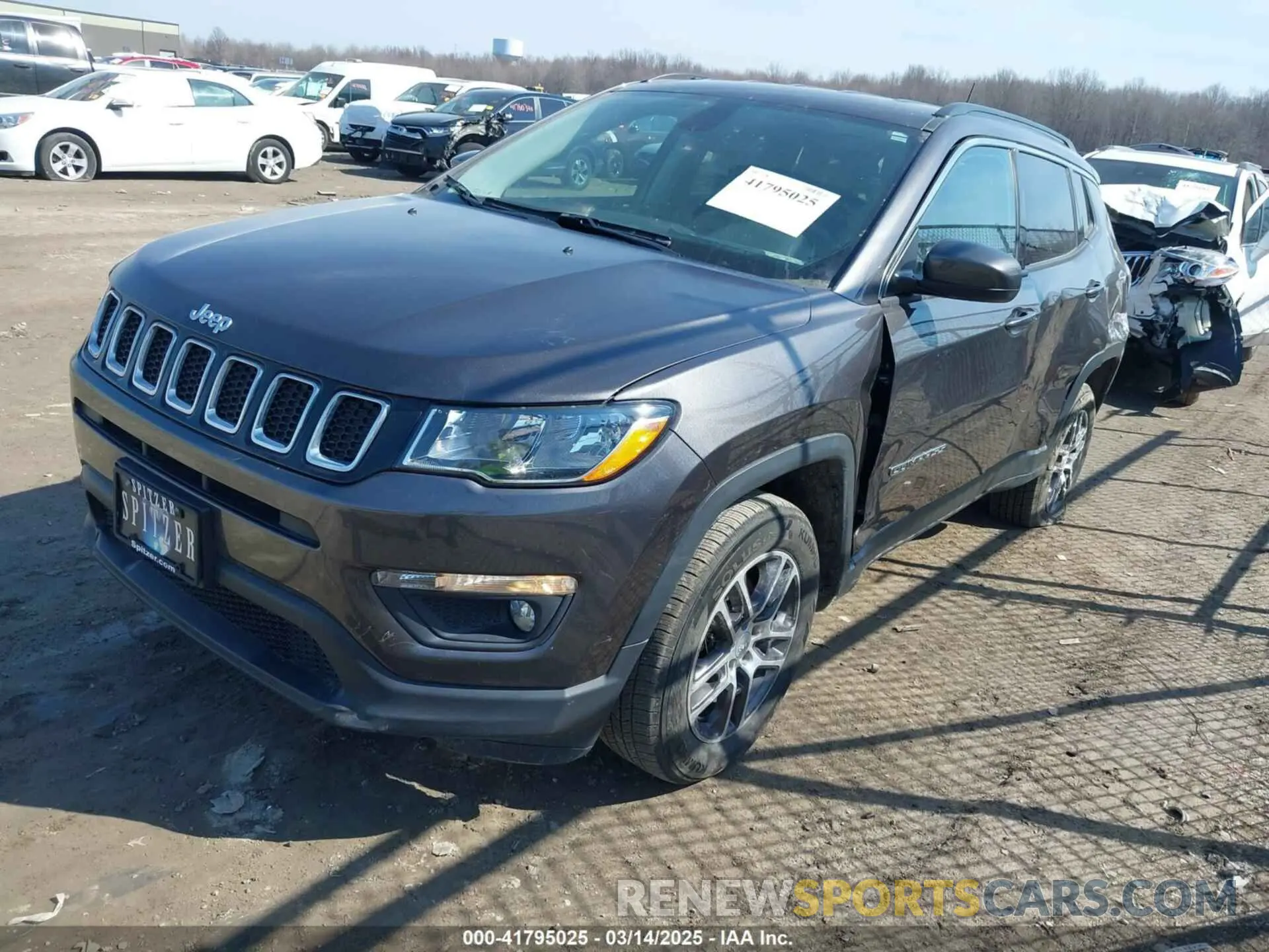 2 Photograph of a damaged car 3C4NJDBB9LT139429 JEEP COMPASS 2020