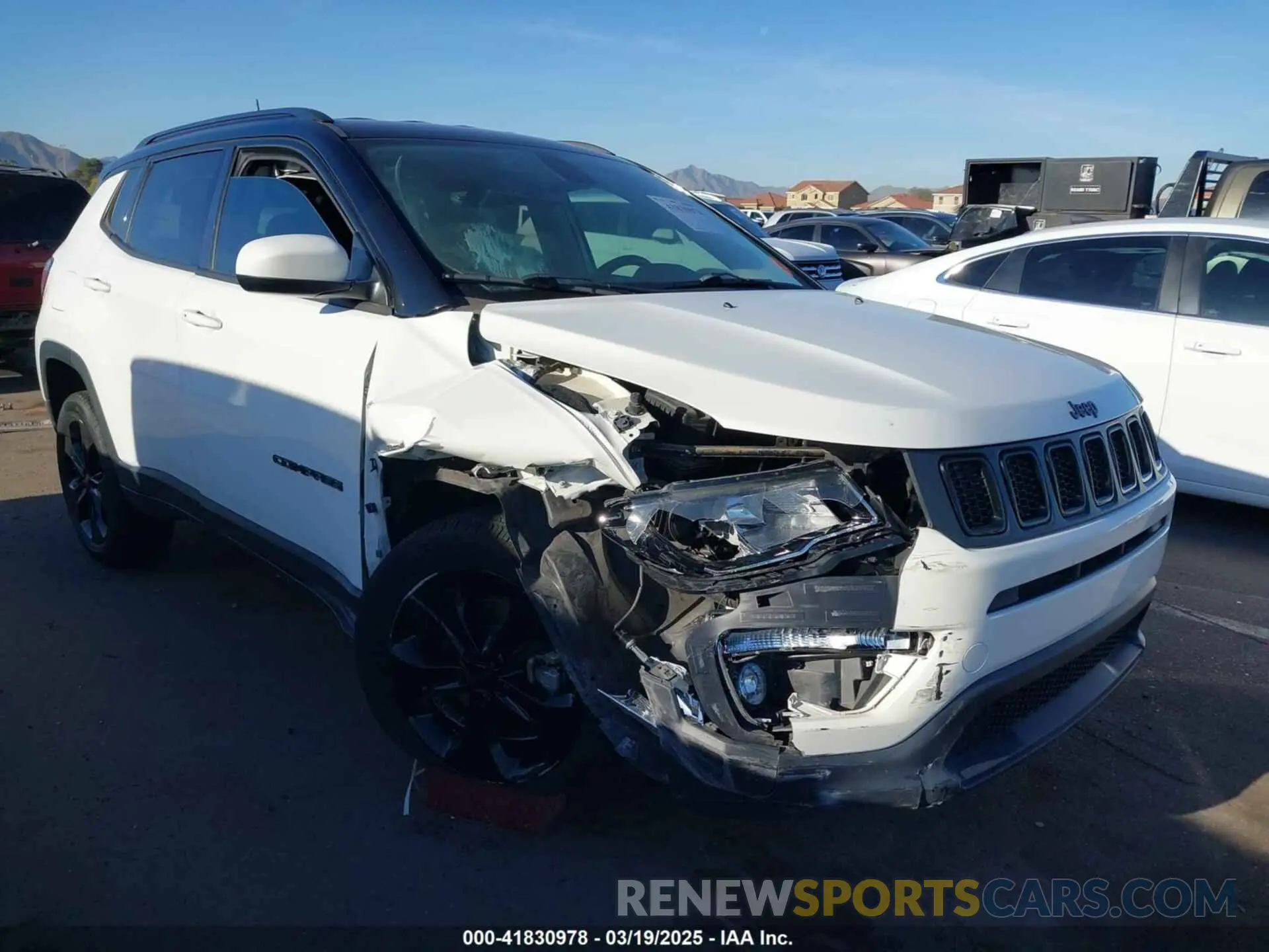 6 Photograph of a damaged car 3C4NJDBBXLT203932 JEEP COMPASS 2020