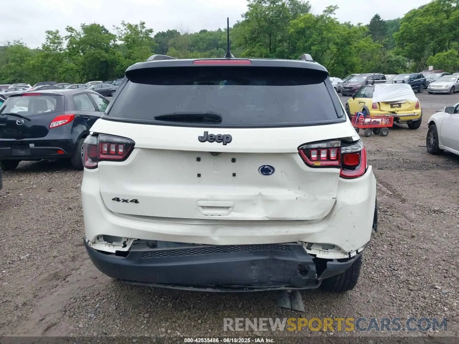 16 Photograph of a damaged car 3C4NJDBBXLT209729 JEEP COMPASS 2020