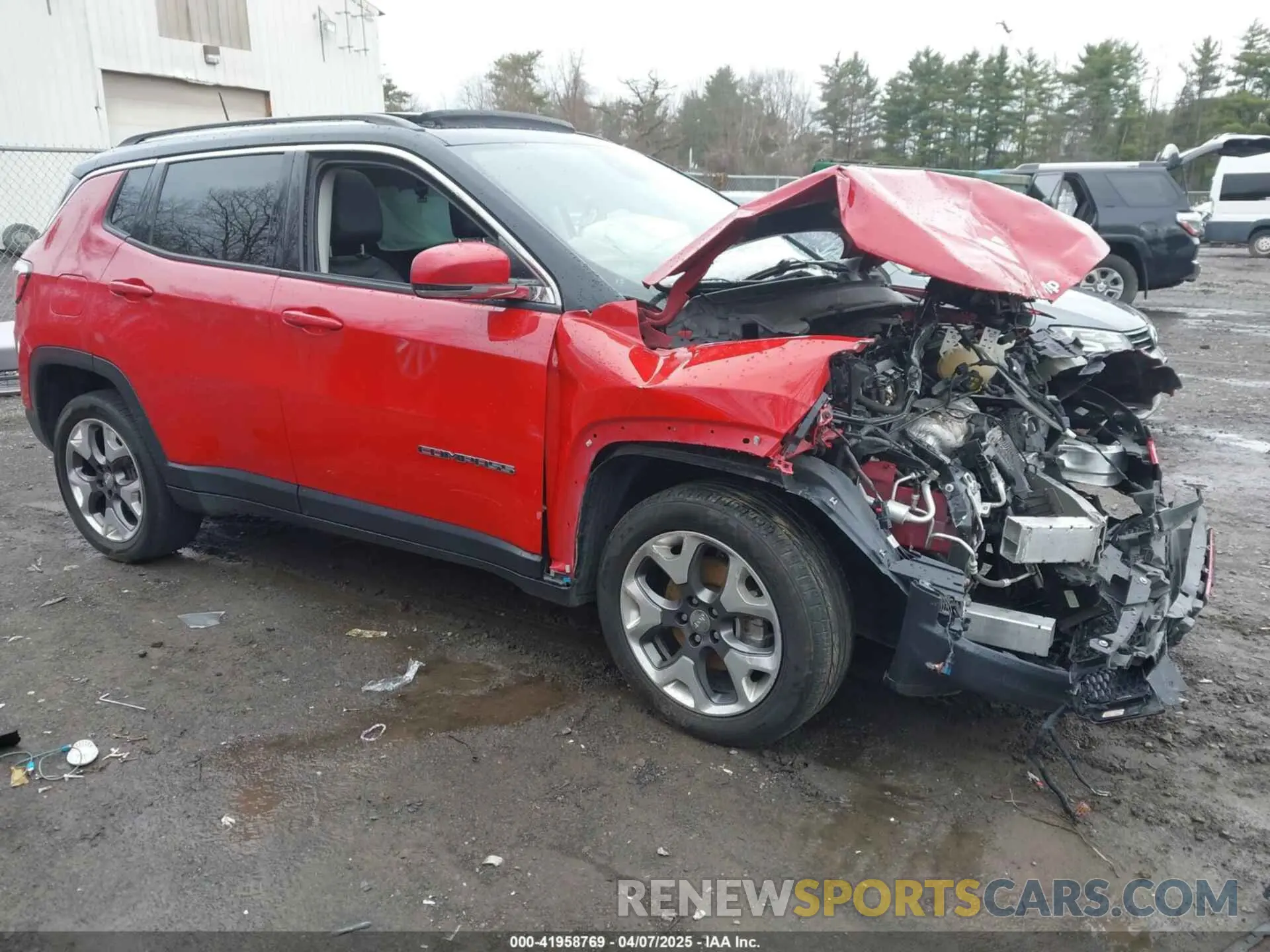 1 Photograph of a damaged car 3C4NJDCB0LT118306 JEEP COMPASS 2020